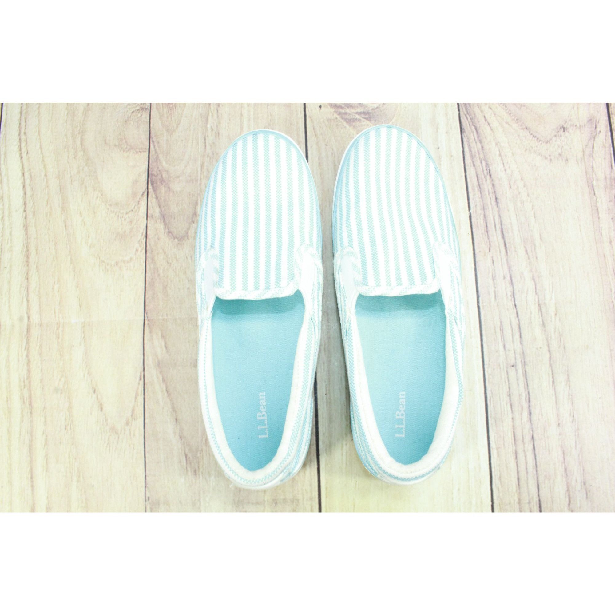 L.L. Bean LL Bean Tidal Striped Canvas Slip-On Deck Shoes Size 8 Size US 8 / IT 38 - 7 Thumbnail