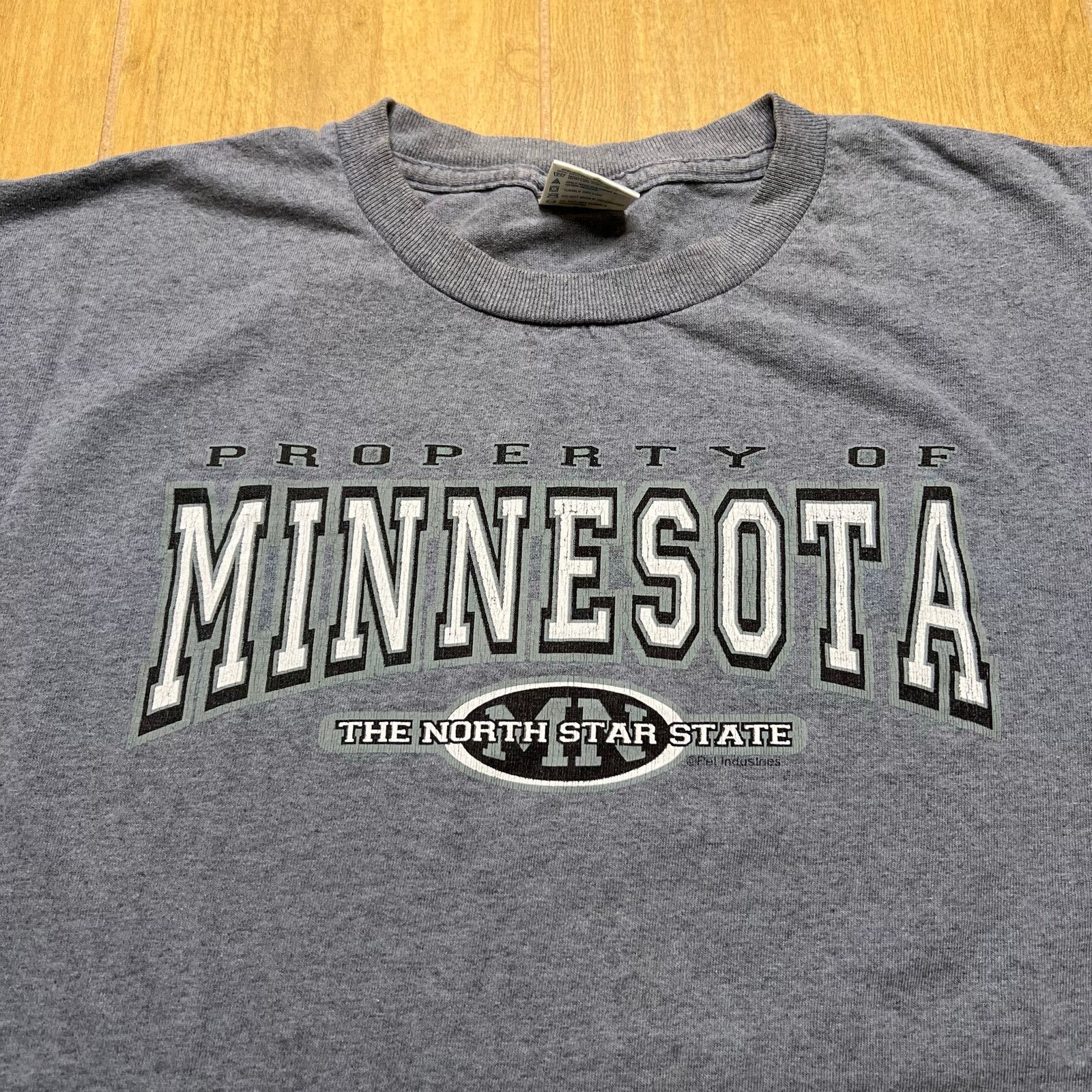Delta Vintage Minnesota USA Gray Short Sleeve T-Shirt Size L Y2K Size US L / EU 52-54 / 3 - 1 Thumbnail