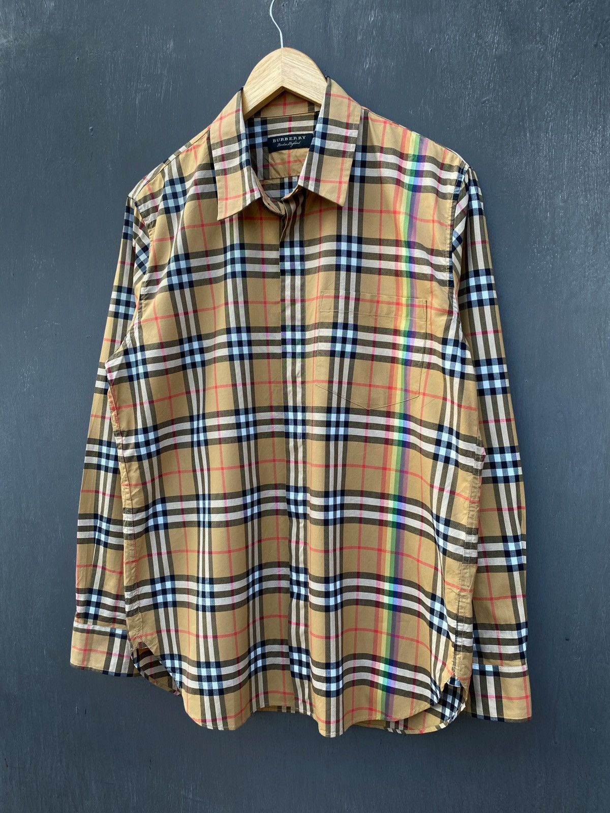 Burberry Burberry Rainbow Nova check shirt size L Size US L / EU 52-54 / 3 - 3 Thumbnail