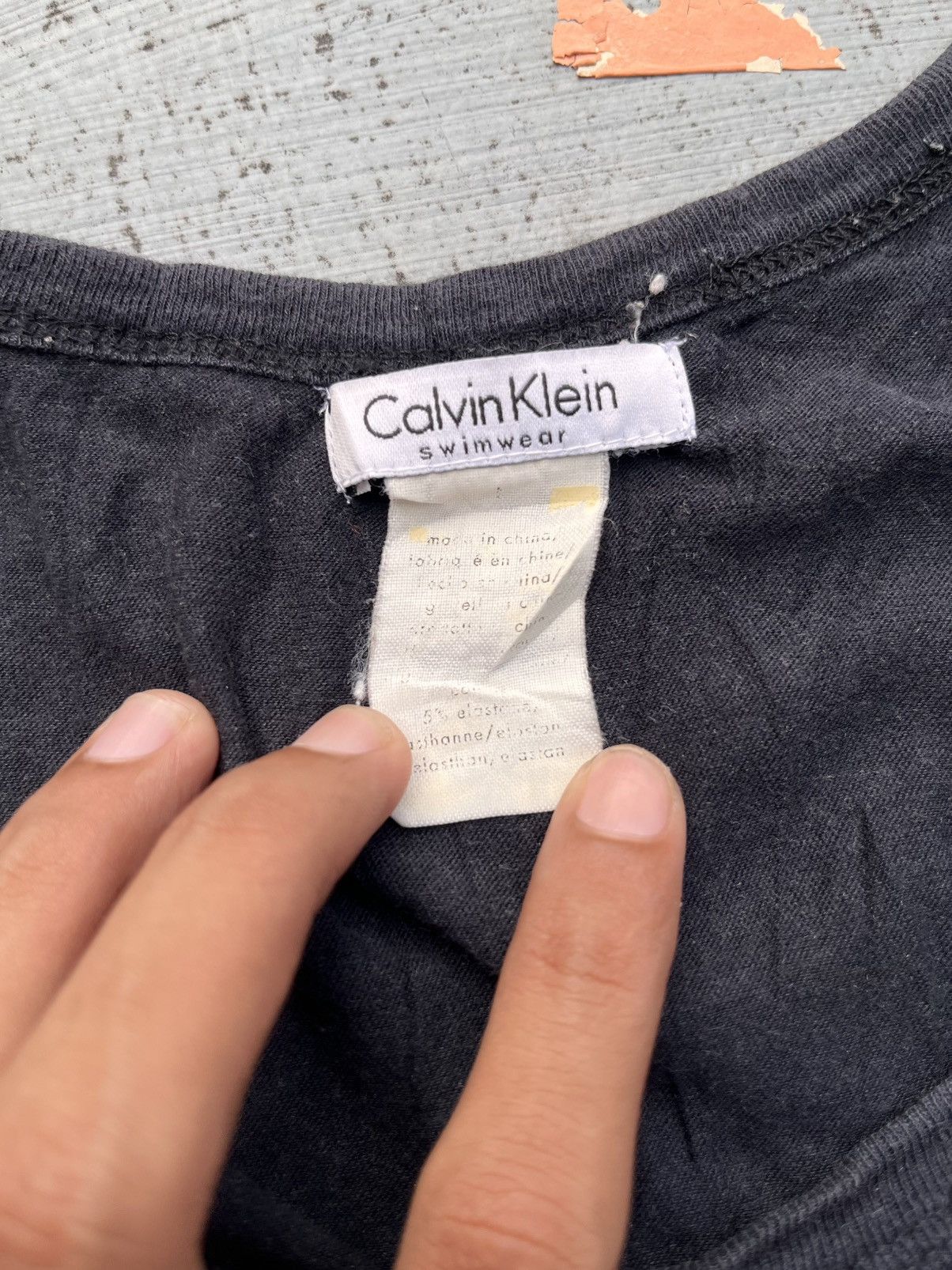 Calvin Klein × Calvin Klein 205W39NYC CALVIN KLEIN BLACK SWIMWEAR TANKTOP Size US S / EU 44-46 / 1 - 2 Thumbnail