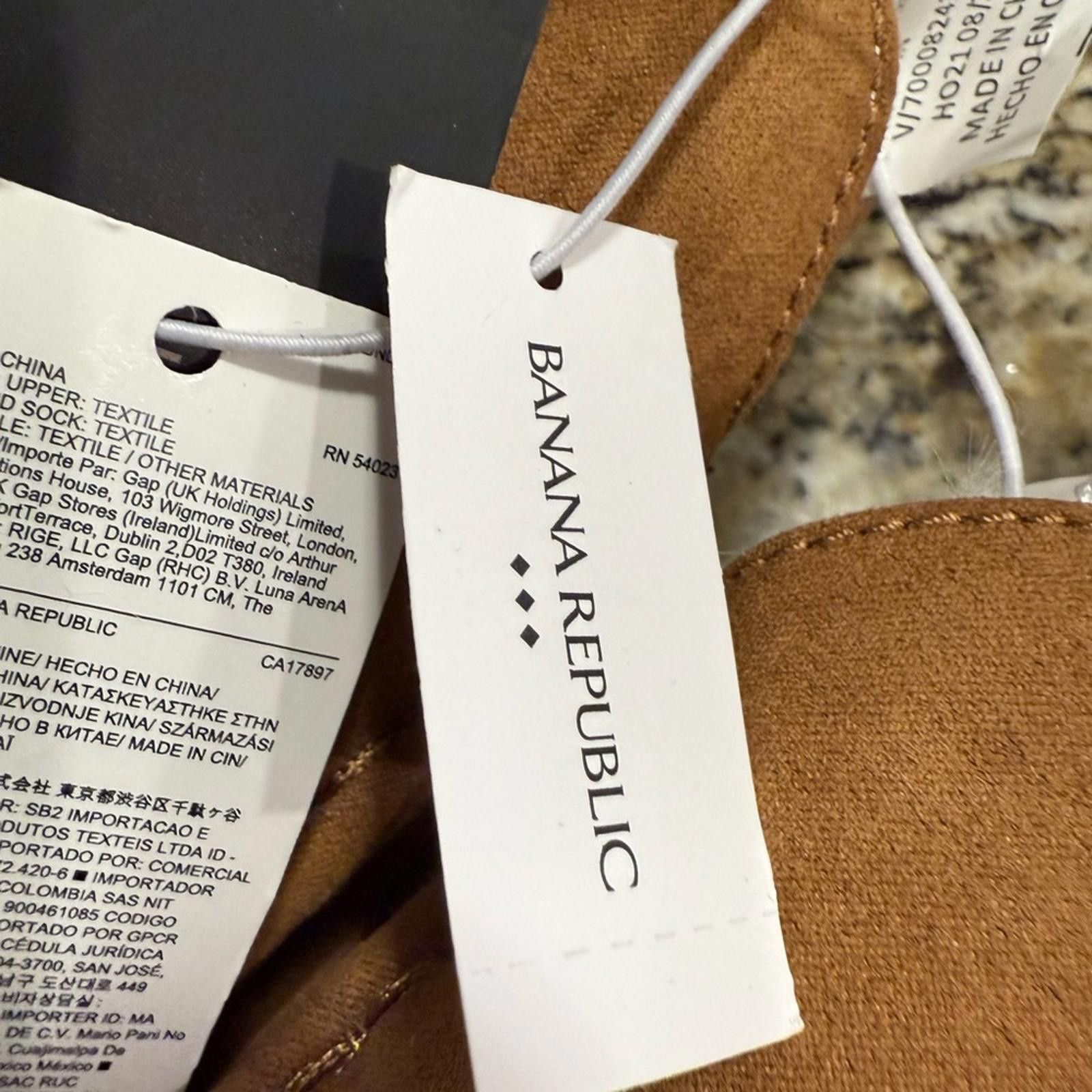 Other Banana Republic Factory tan faux leather fur slipper XL Size US 7.5 / IT 37.5 - 10 Thumbnail