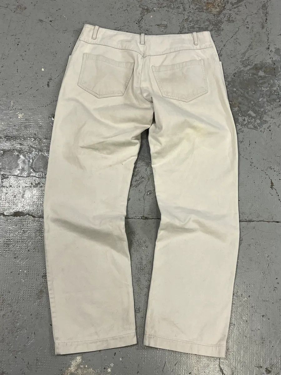 Daniele Alessandrini 2000s Daniele Alessandrini Biker White Pants Size US 32 / EU 48 - 6 Thumbnail