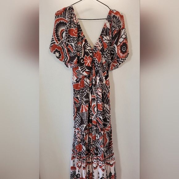 Anthropologie Anthropologie Tiered Maxi Dress - Size M Size M / US 6-8 / IT 42-44 - 2 Thumbnail