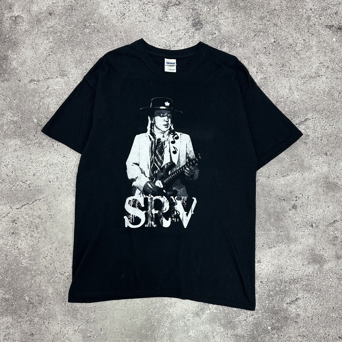 Band Tees Vintage 00s Stevie Ray Vaughan tee Guitar Blues singer y2k Size US L / EU 52-54 / 3 - 1 Thumbnail