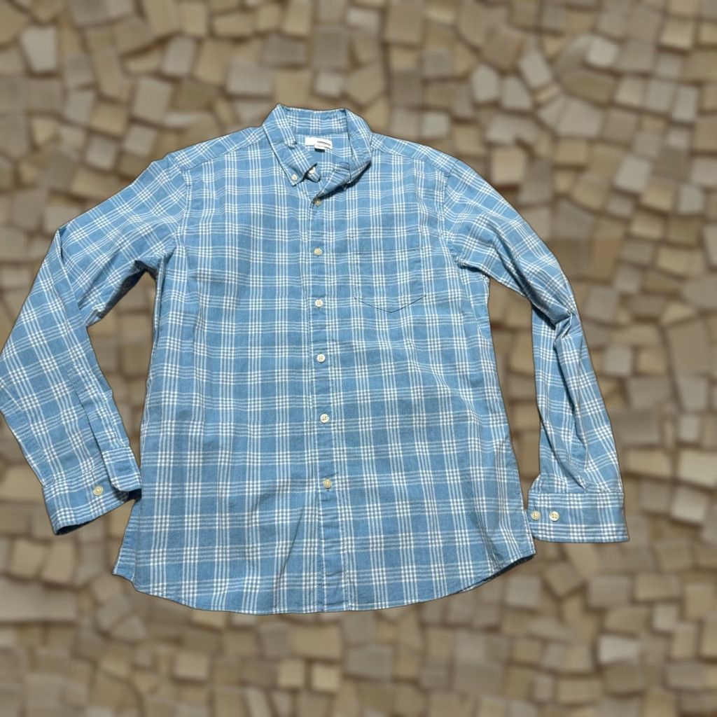 Vintage Sonoma Shirt Men’s Size M Blue White Plaid Long Sleeve Button-Up Shirt Size US M / EU 48-50 / 2 - 1 Thumbnail