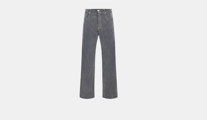 image of Dior O1Bcso1Str0324 Denim In Grey, Men's (Size 30)