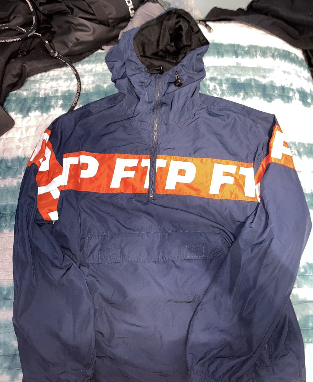 FTP Repeat Waterproof Anorak Navy