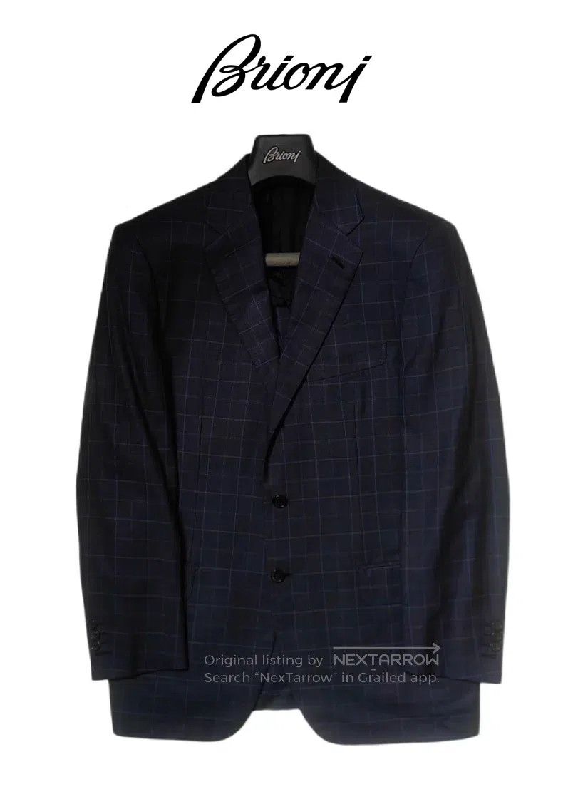 Brioni Wool and silk handmade single-breasted suit