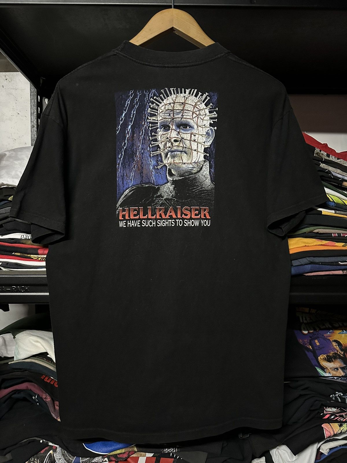 Expert Horror Vintage Movie Hellraiser Horror Promo Faded Tee Size US L / EU 52-54 / 3 - 1 Thumbnail