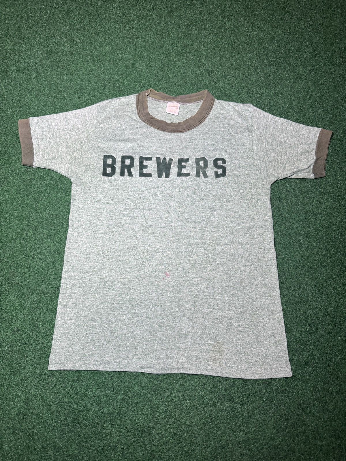 Vintage Vintage Brewers 70s 80s XS/S 16x22 Ringer Sporty T Shirt Size XS / US 0-2 / IT 36-38 - 1 Thumbnail
