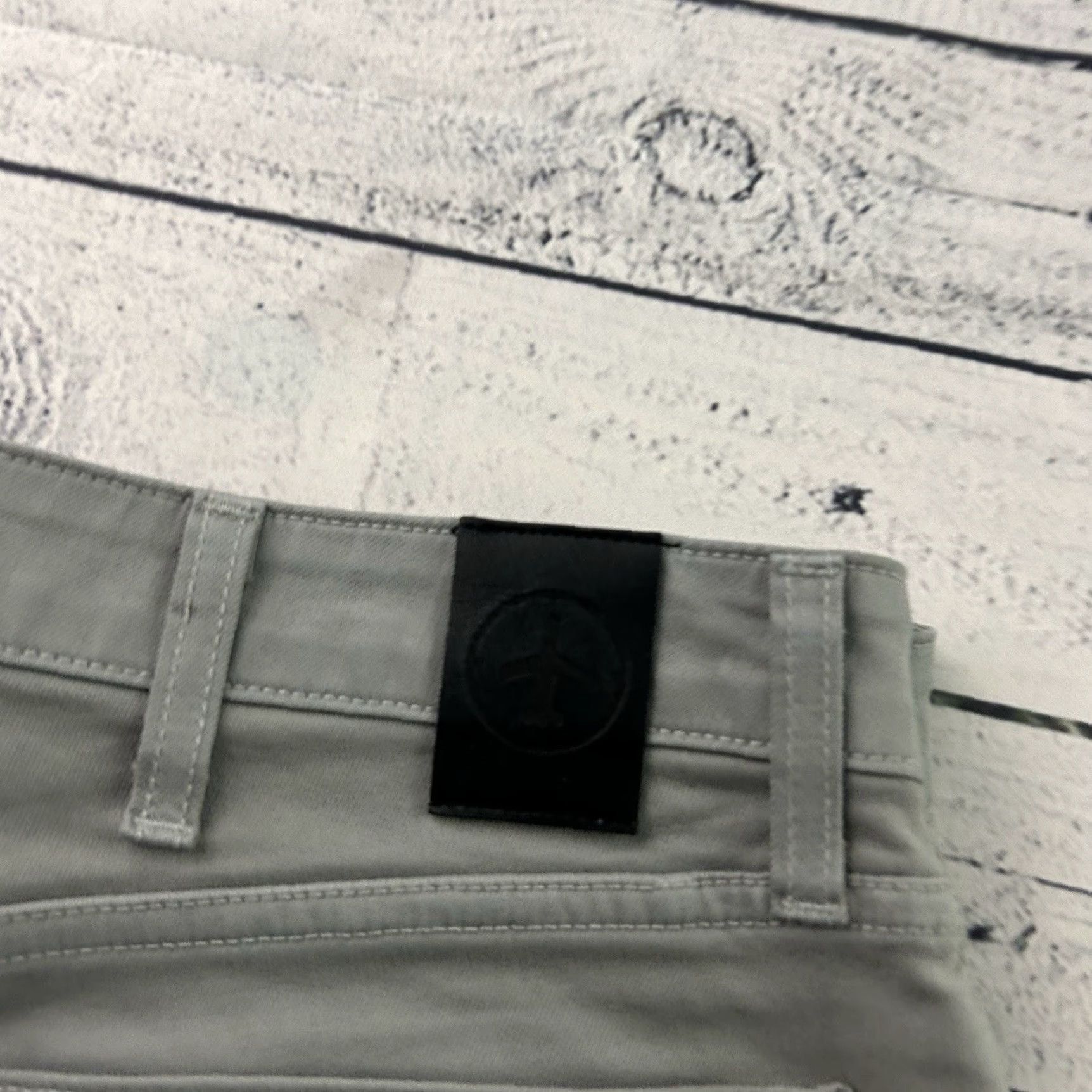 Vintage Aviator Slim Leg 5-Pocket Pants Men 34x30 Gray Stretch Casual Pants Mens Size US 34 / EU 50 - 2 Thumbnail
