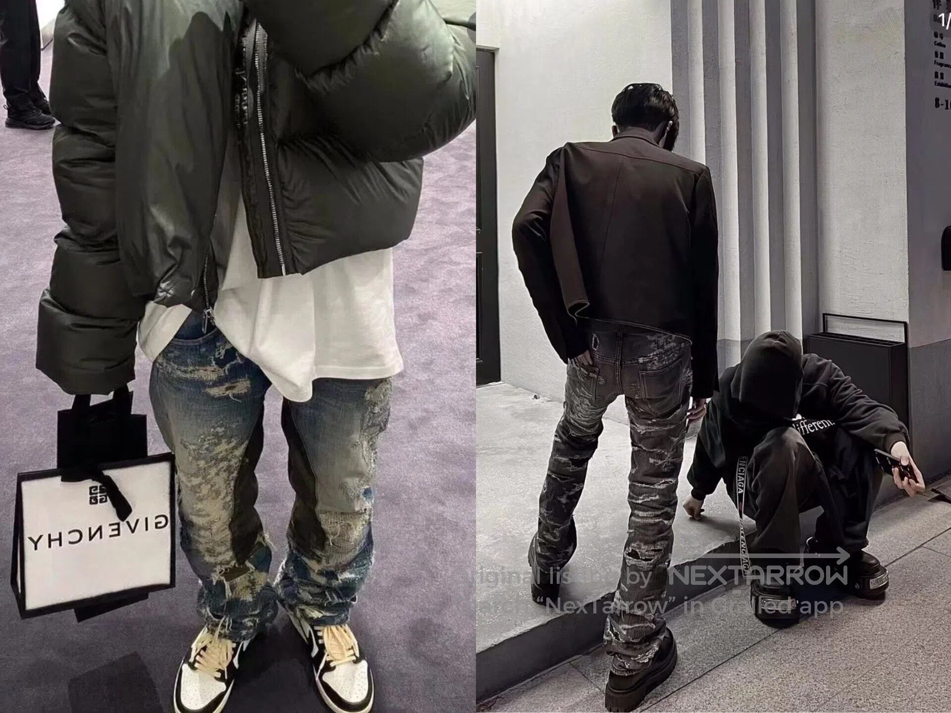 Givenchy Givenchy Original Ripped Destroyed Denim Pants Size US 30 / EU 46 - 7 Thumbnail