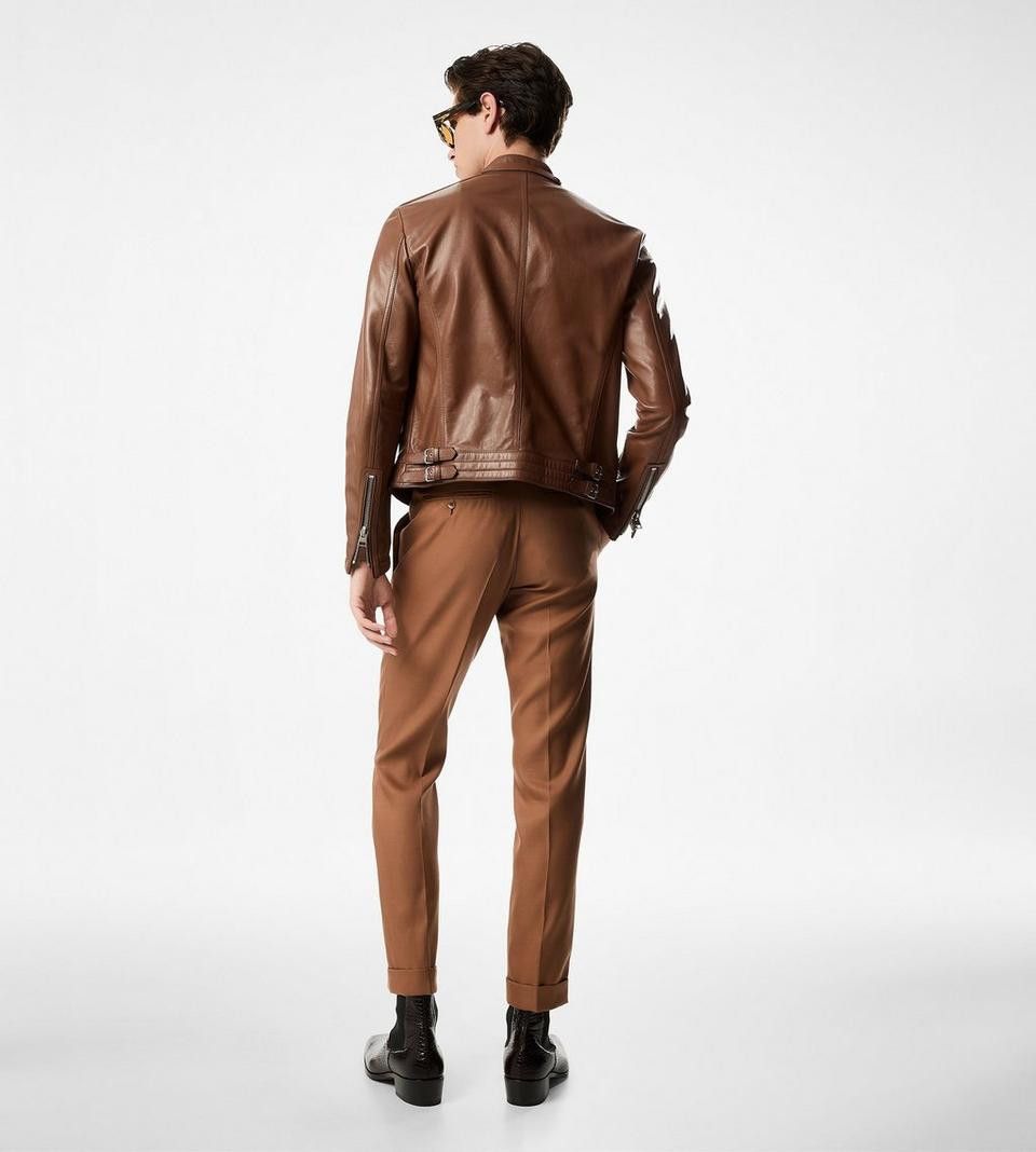 Tom Ford o1w1db10125 LXR012 Leather Jacket in Brown Size US L / EU 52-54 / 3 - 4 Thumbnail