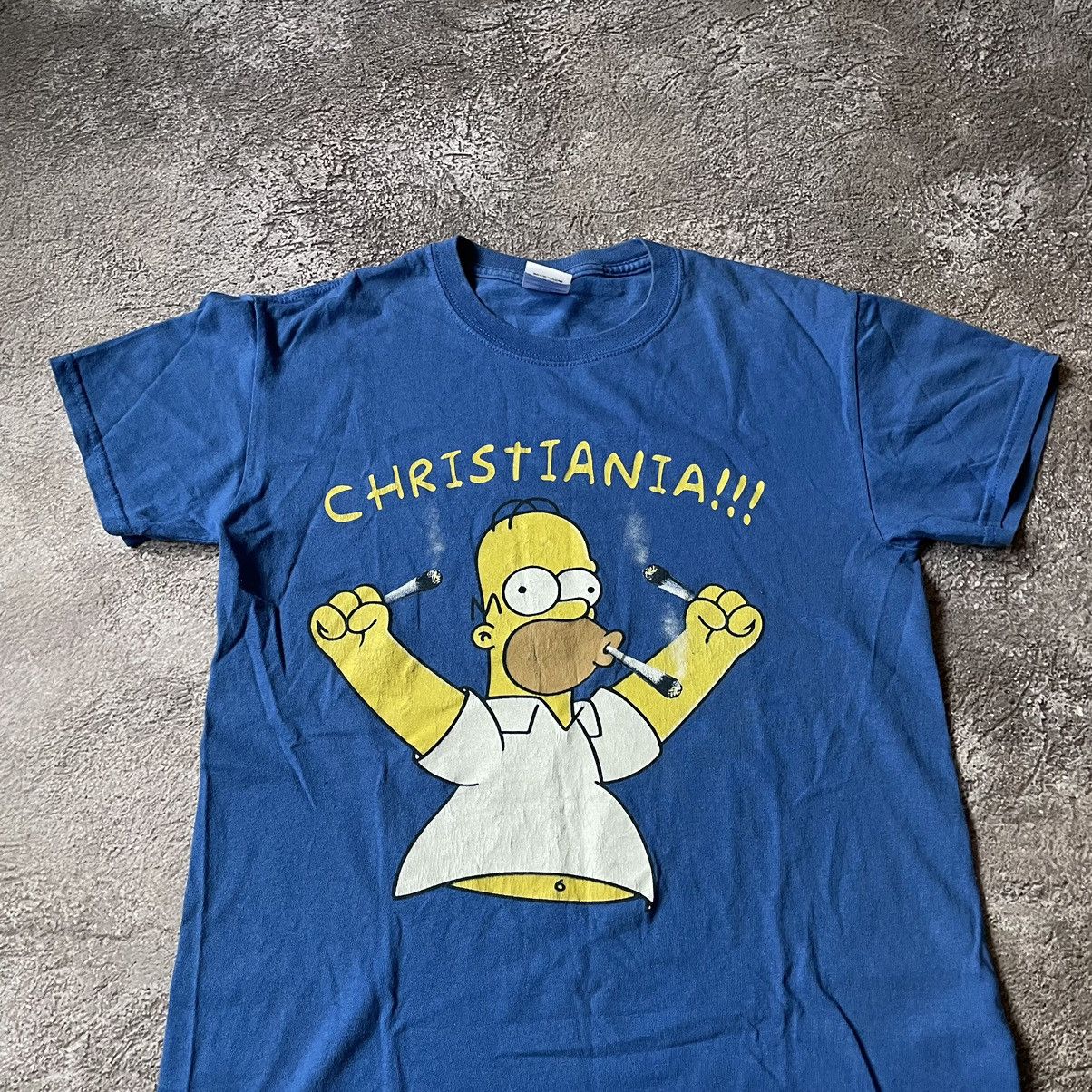 Vintage Vintage Y2K Homer Simpson Graphic Tee Streetwear Sun Faded S Size US S / EU 44-46 / 1 - 2 Thumbnail