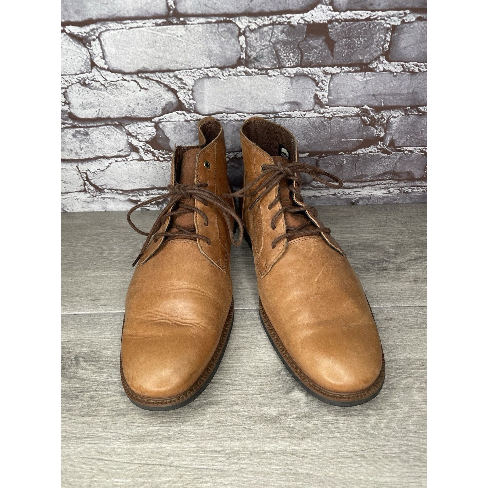 Timberland Timberland Lafayette Park Brown Leather Chukka Lace Up Boots Size US 12 / EU 45 - 14 Thumbnail