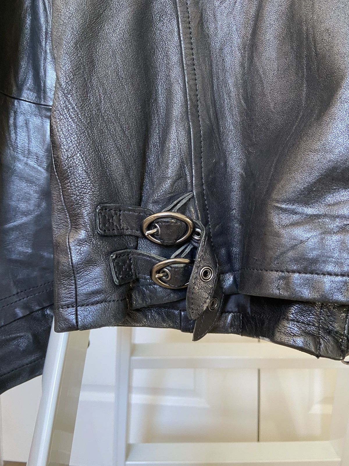 5351 POUR LES HOMMES 5351 Leather Zip Jacket Size US M / EU 48-50 / 2 - 9 Thumbnail