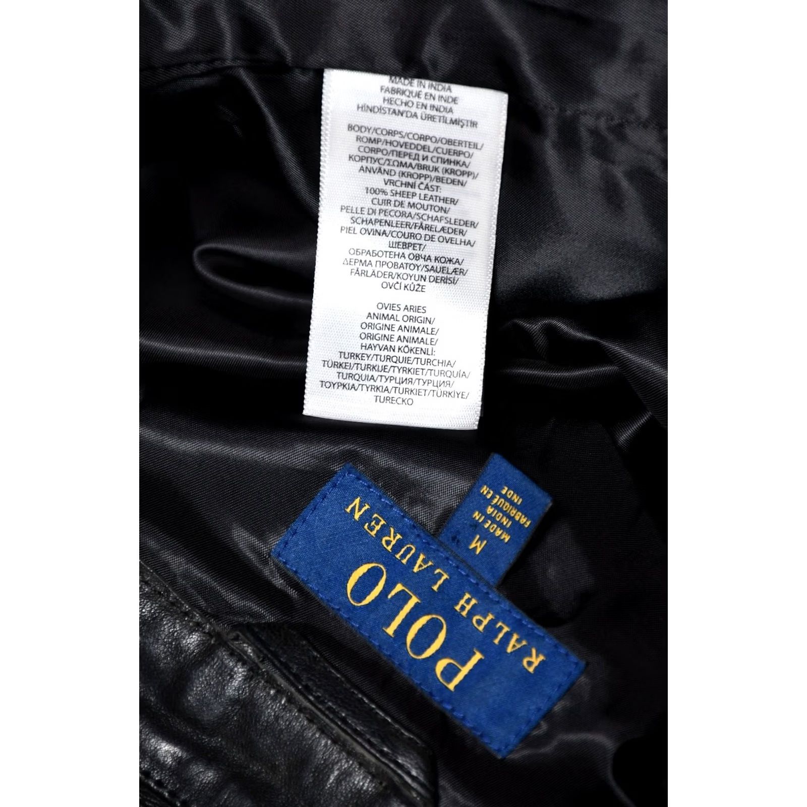 Polo Ralph Lauren Polo Ralph Lauren Black Leather Shirt Jacket Men's Size M Size US M / EU 48-50 / 2 - 6 Thumbnail