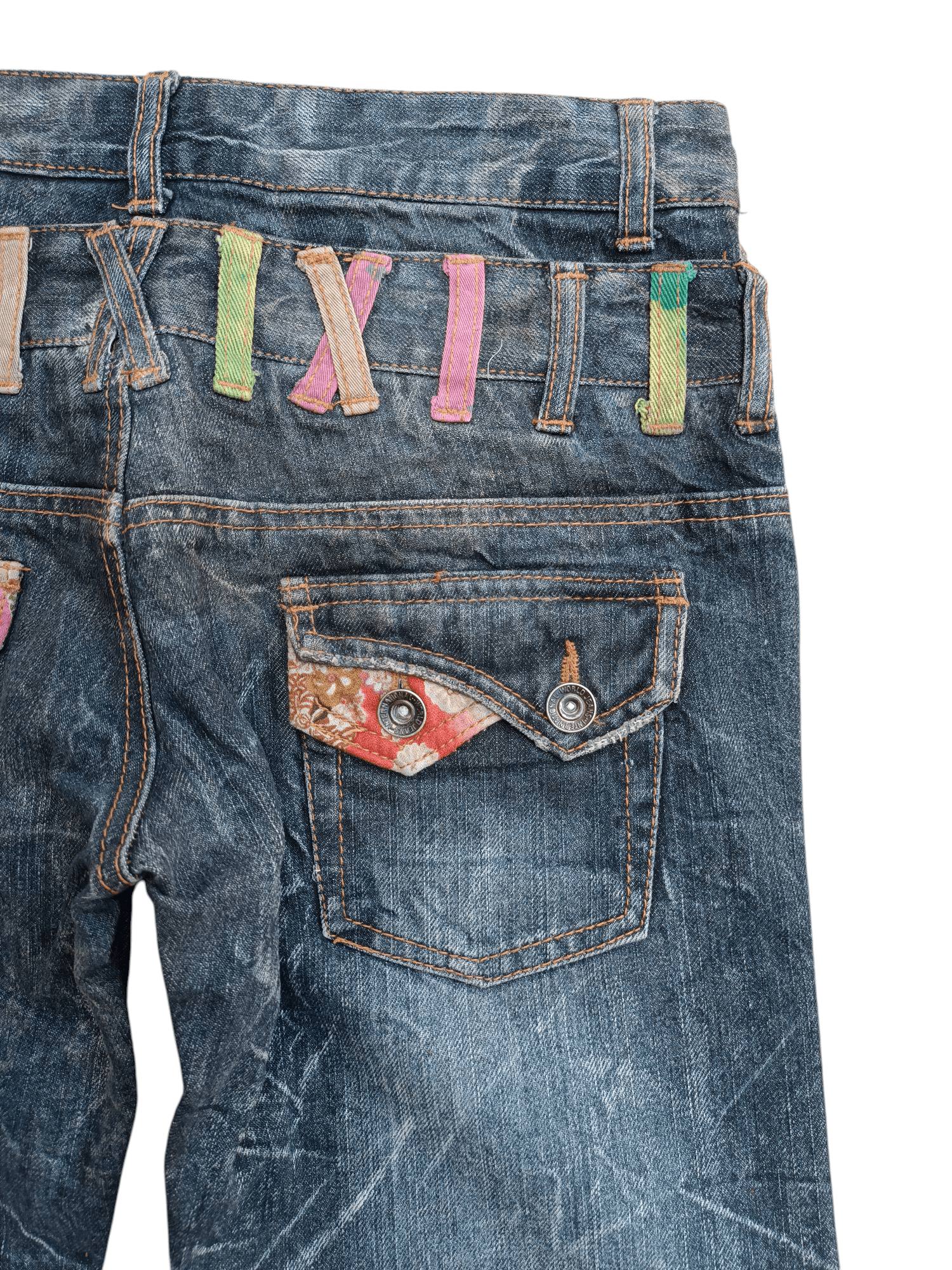 Hysteric Glamour × Japanese Brand × PPFM SICK🔥Nylaus Double Waist Floral Theme Denim E266 Size US 30 / EU 46 - 16 Thumbnail