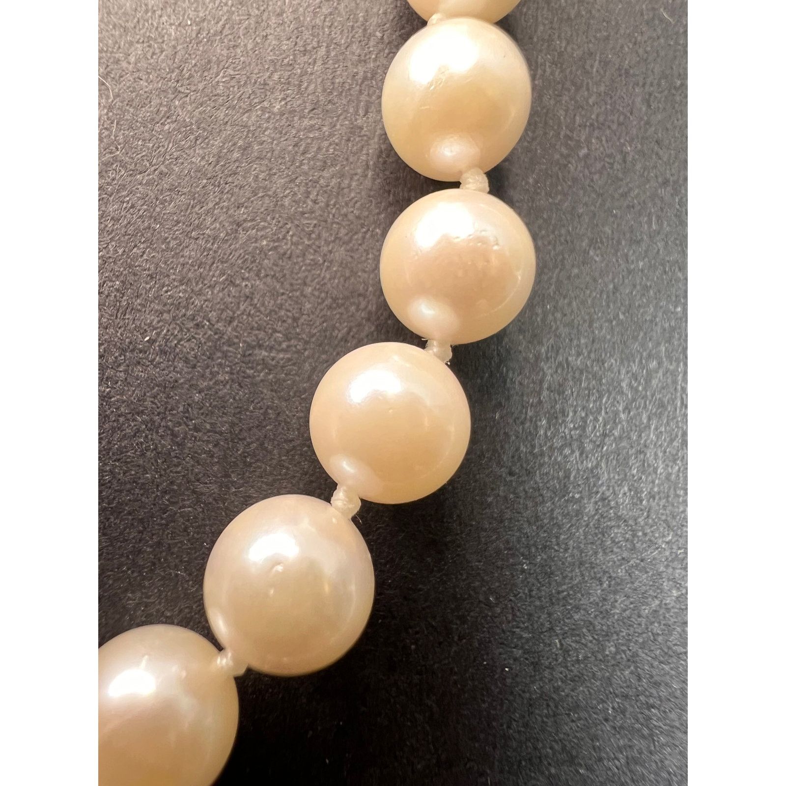 Other 7mm cultured pearl 18 inch necklace with 14k gold clasp Size ONE SIZE - 11 Thumbnail