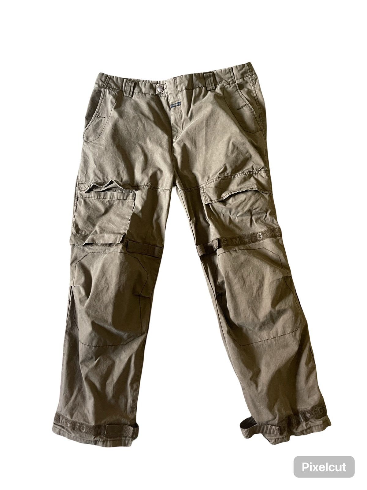 Marithe + Francois Girbaud Marithe Francois Girbaud Cargo Pants Men’s Shuttle Strap Size US 44 / EU 60 - 1 Thumbnail