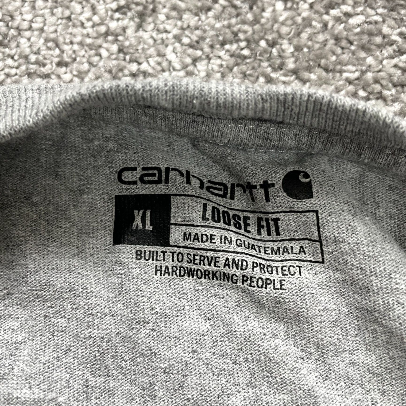 Carhartt Carhartt K87 T-Shirt Mens XL Gray Loose Fit Crew Neck Cotton Polyester Pocket Shirt Size US XL / EU 56 / 4 - 4 Thumbnail