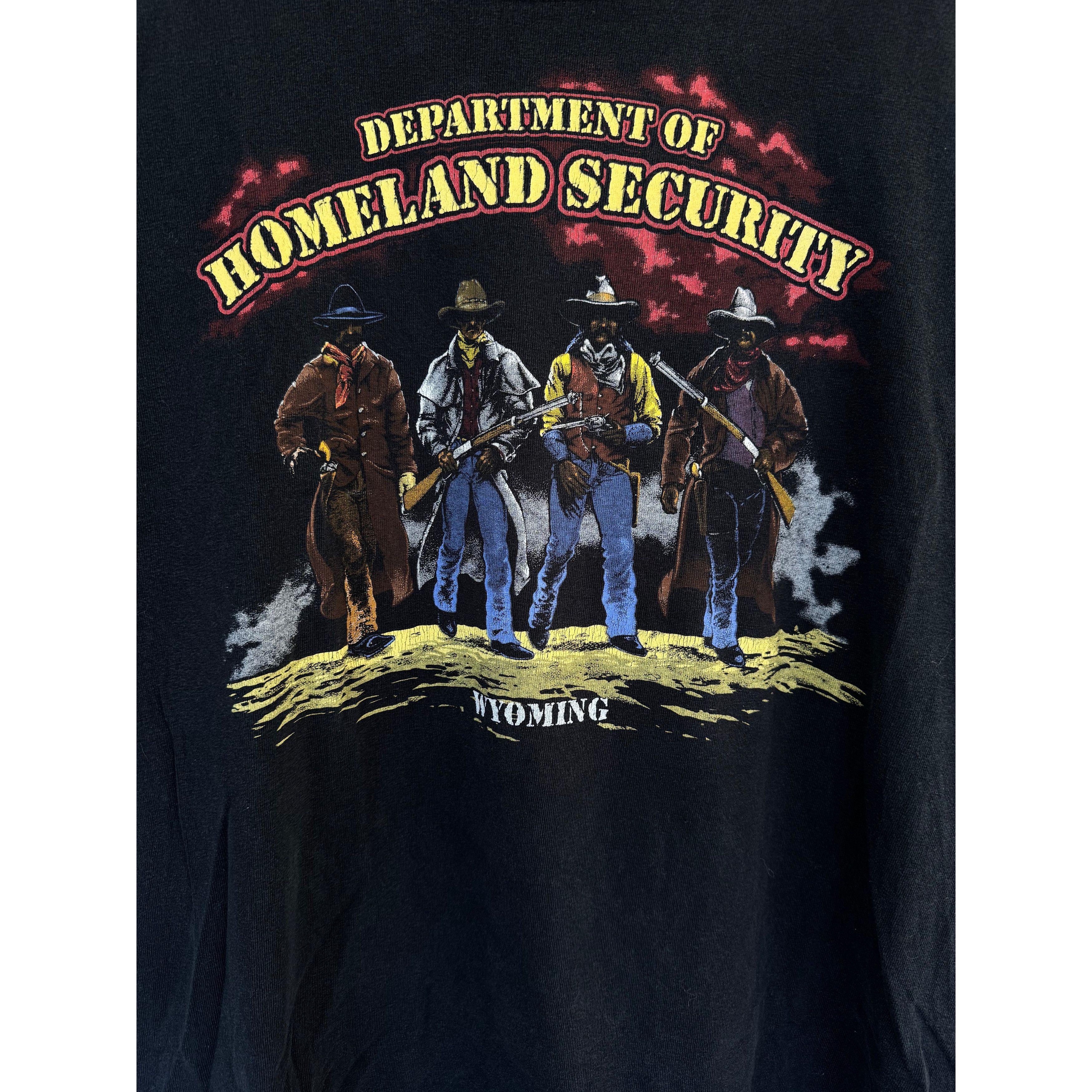 Vintage Homeland Security - Wyoming Size US XL / EU 56 / 4 - 3 Thumbnail