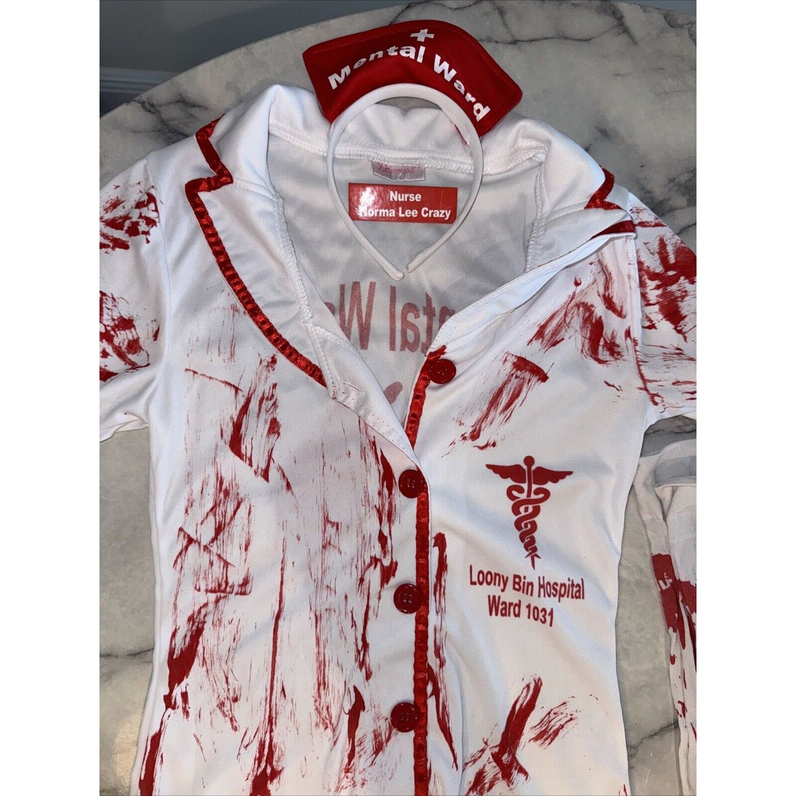 Other SEXY Halloween Dreamgirl Mental Ward Nurse Costume Sm Dress Size S / US 4 / IT 40 - 4 Thumbnail
