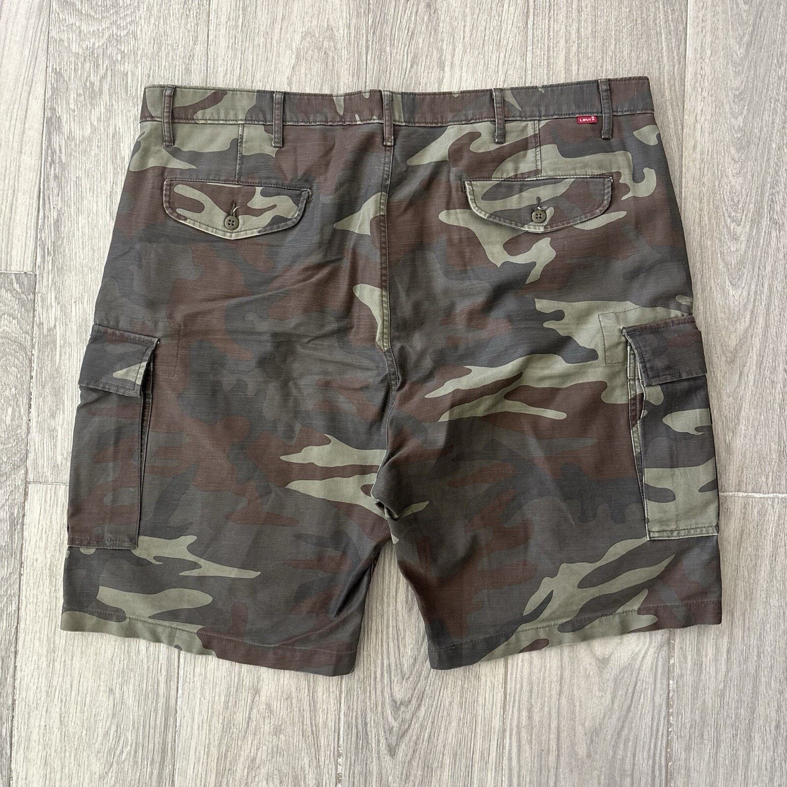 Levi's Levi’s Carrier Cargo Camo 9” Shorts Men’s 42 Dark Phalarope Size US 42 / EU 58 - 5 Thumbnail