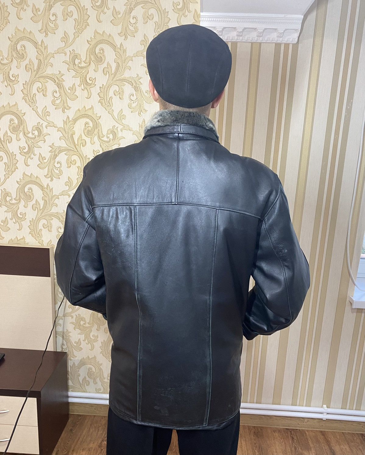 14th Addiction Leather Fur 14TH Addiction Coat Jacket vest avant garde Size US L / EU 52-54 / 3 - 8 Thumbnail