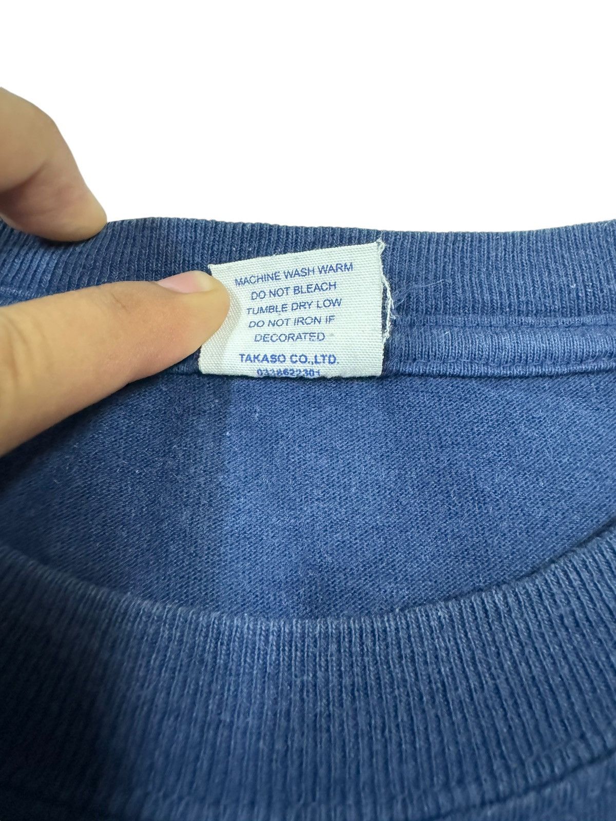 BARNS OUTFITTERS × Indigo × Japanese Brand Barn Out Fitters Union Made Tee*Modern Japan Original * Size US M / EU 48-50 / 2 - 10 Thumbnail