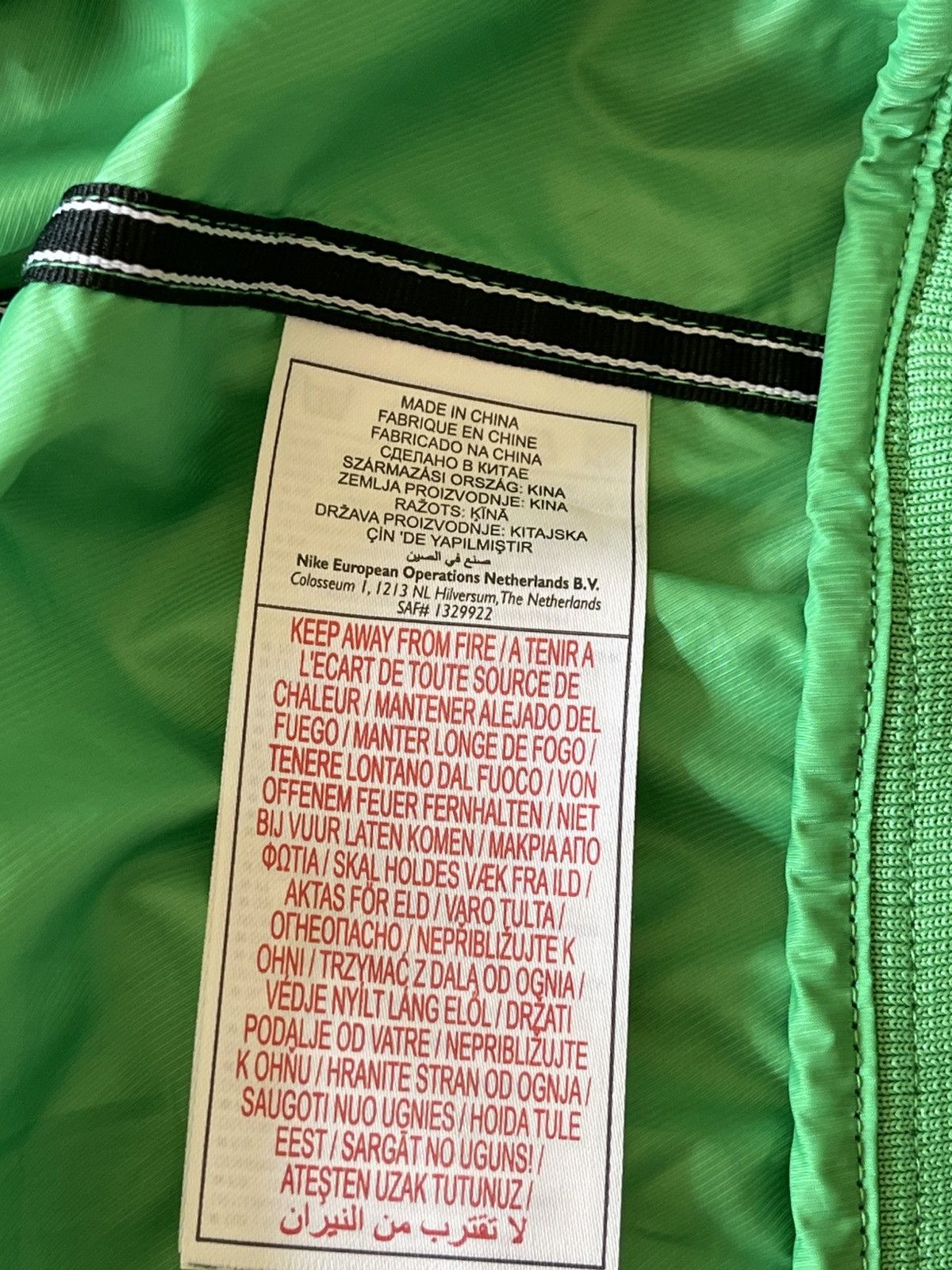 Nike Nike Sportswear Windrunner Jacket - Green/Grey (Size L) Size US L / EU 52-54 / 3 - 8 Thumbnail