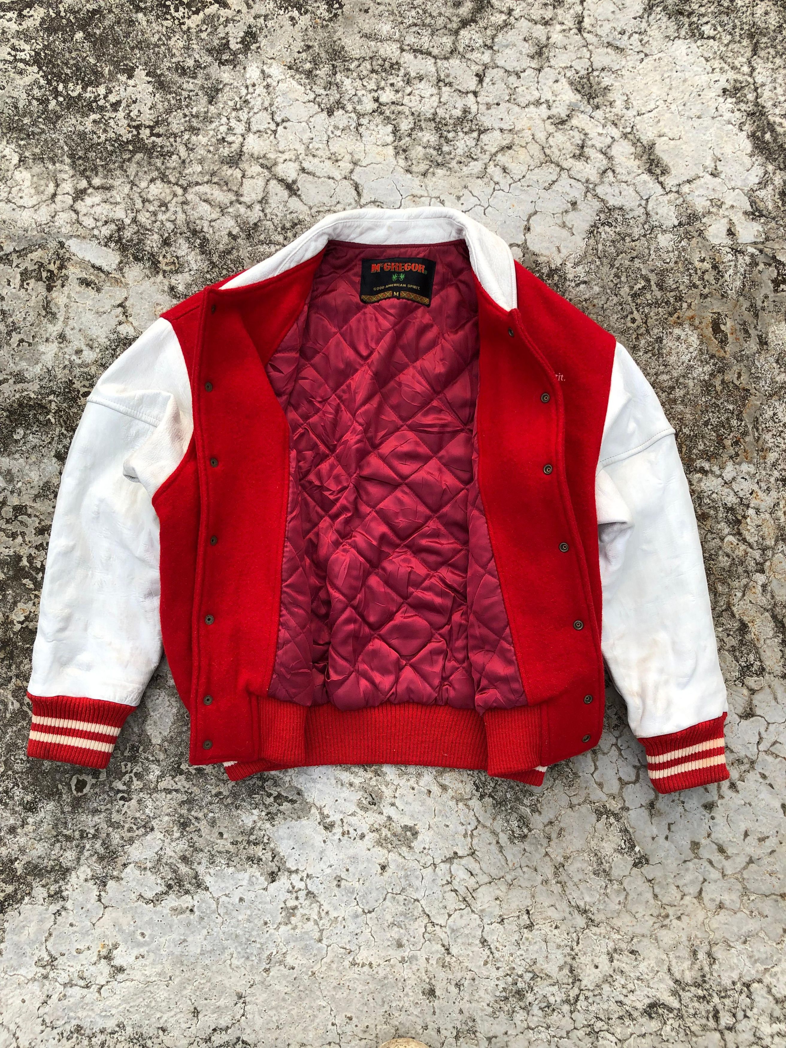 McGregor McGregor Varsity Jacket Red & White Size US M / EU 48-50 / 2 - 7 Thumbnail