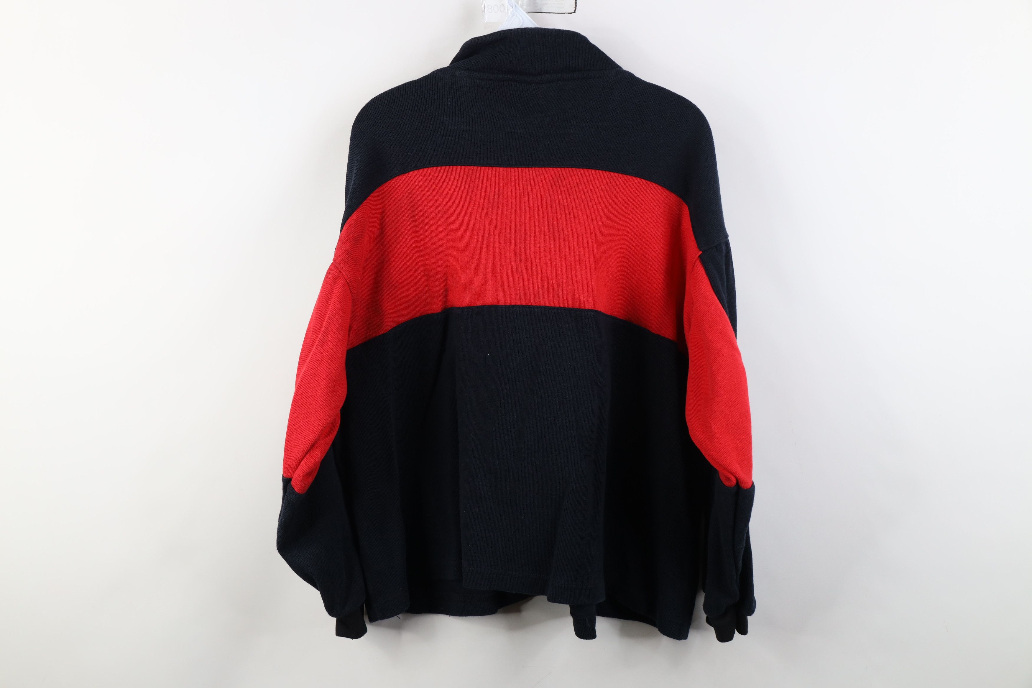 Marlboro Vintage 90s Marlboro Block Boxy Fit Knit Hal Zip Sweater Size L / US 10 / IT 46 - 13 Thumbnail