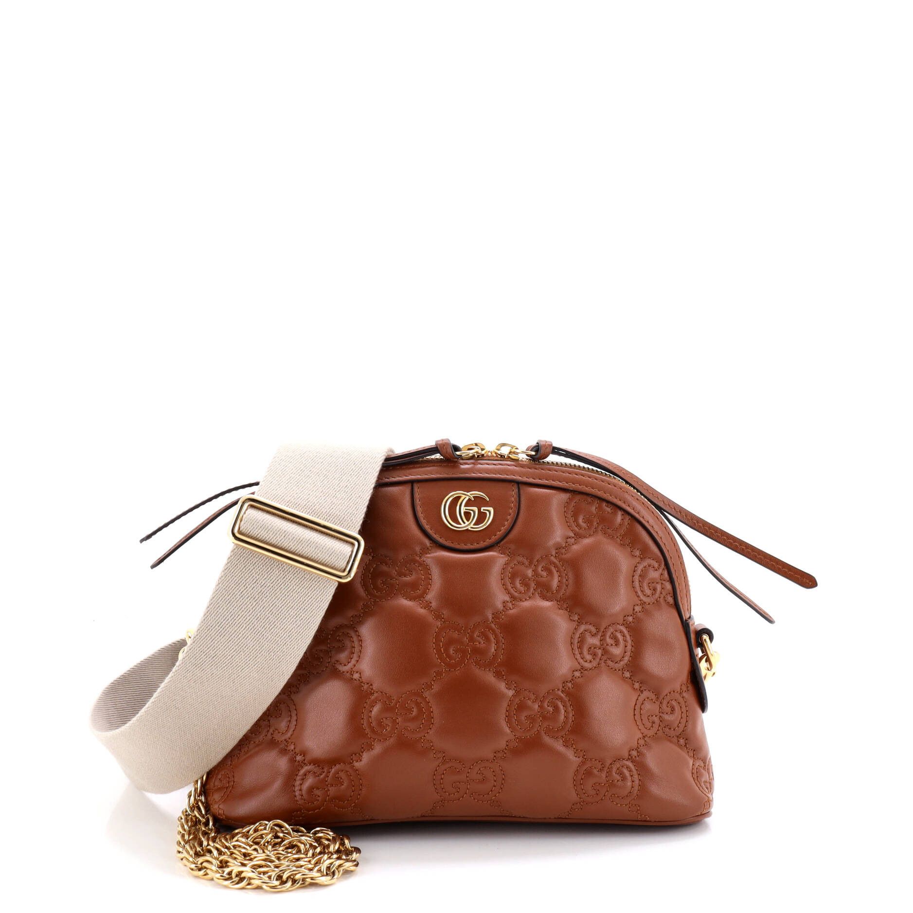 Gucci Dome Chain Zip Shoulder Bag Size ONE SIZE - 1 Thumbnail