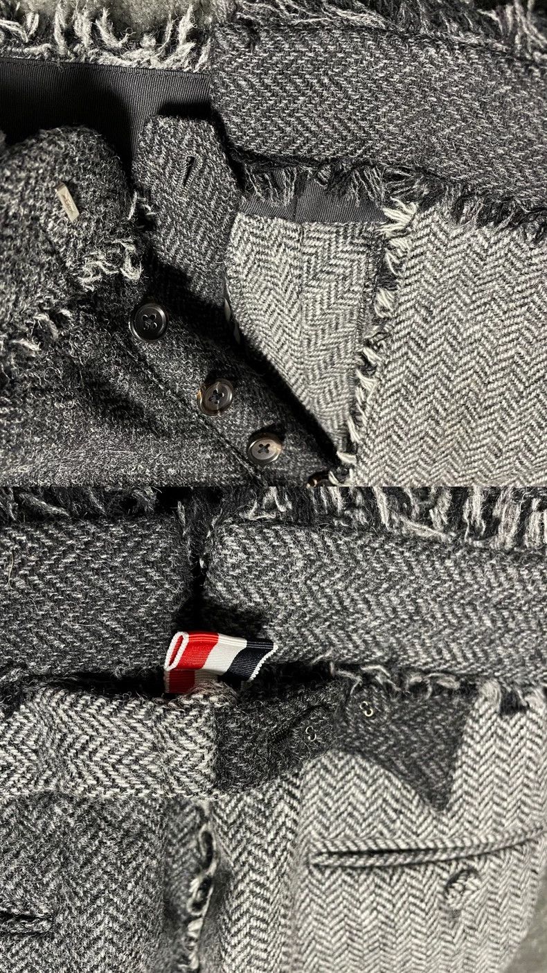 Thom Browne Thom Browne size1 Patchwork woolen men's trousers Size 38S - 6 Thumbnail
