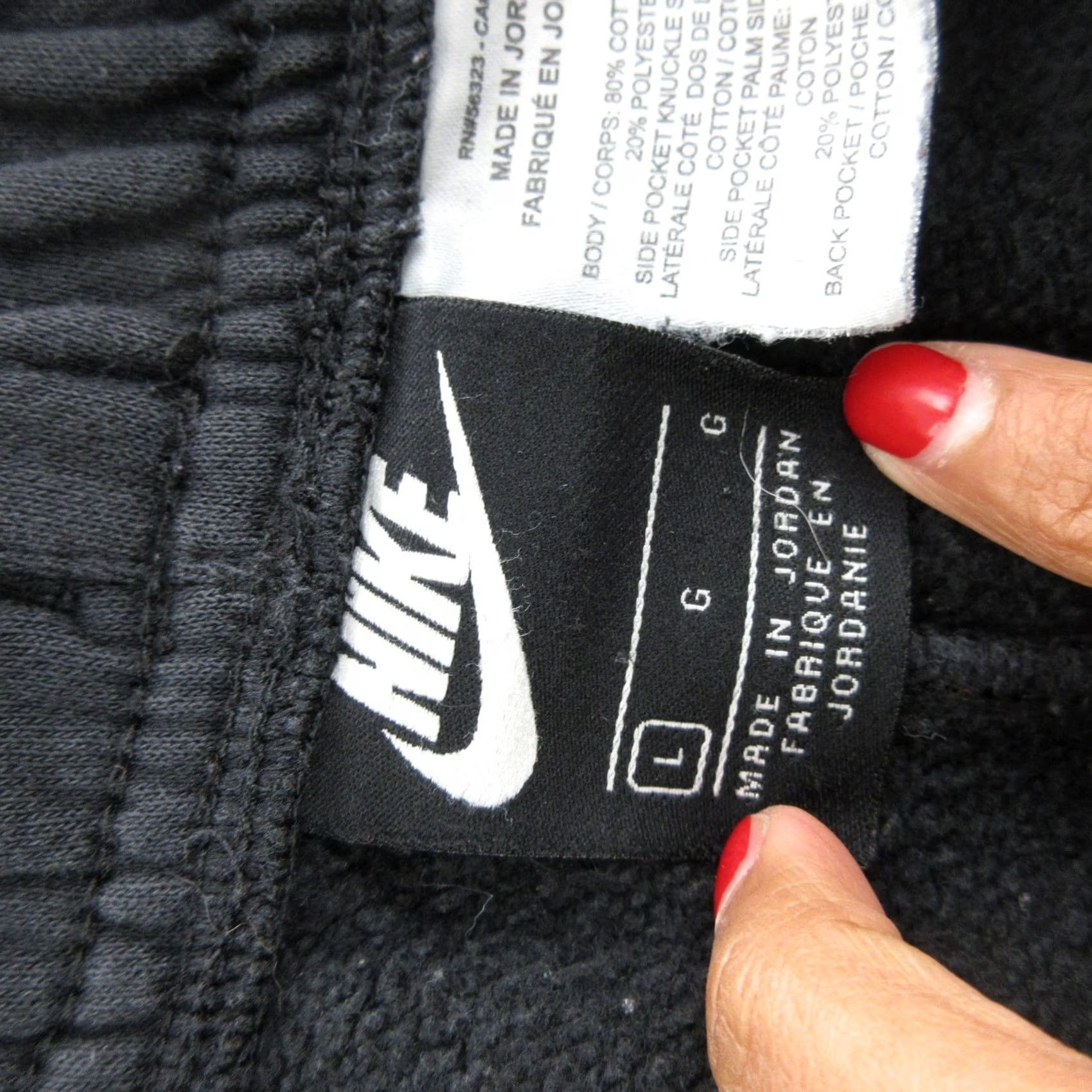 Nike Nike Sweat Shorts Mens Large Black Fleece Drawstring Pockets 10 Inseam Gym Wear Size US 33 - 4 Thumbnail