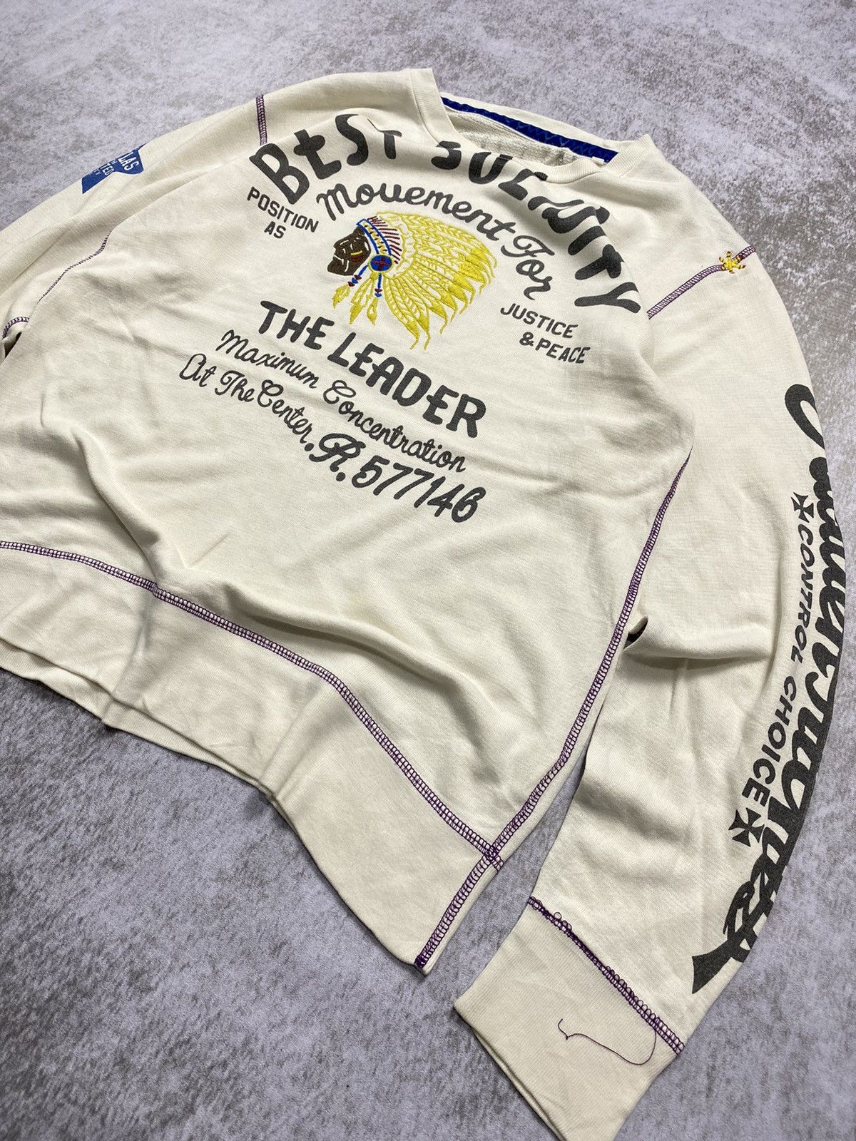 If Six Was Nine × Japanese Brand × Le Grande Bleu (L.G.B.) 2000s best solidify boxy sweatershirt Size US M / EU 48-50 / 2 - 3 Thumbnail