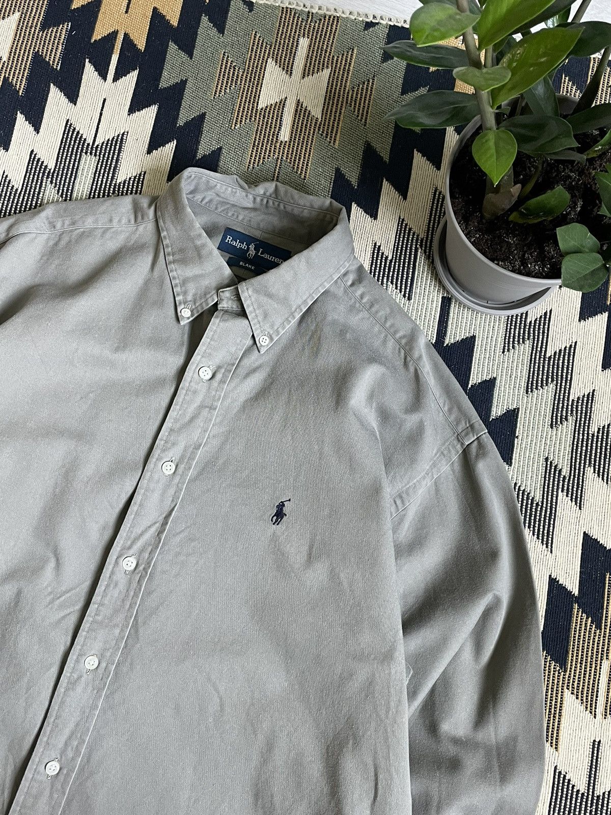 Polo Ralph Lauren × Vintage Vintage 90’s Polo Ralph Lauren Blake Shirt Size US XL / EU 56 / 4 - 6 Thumbnail