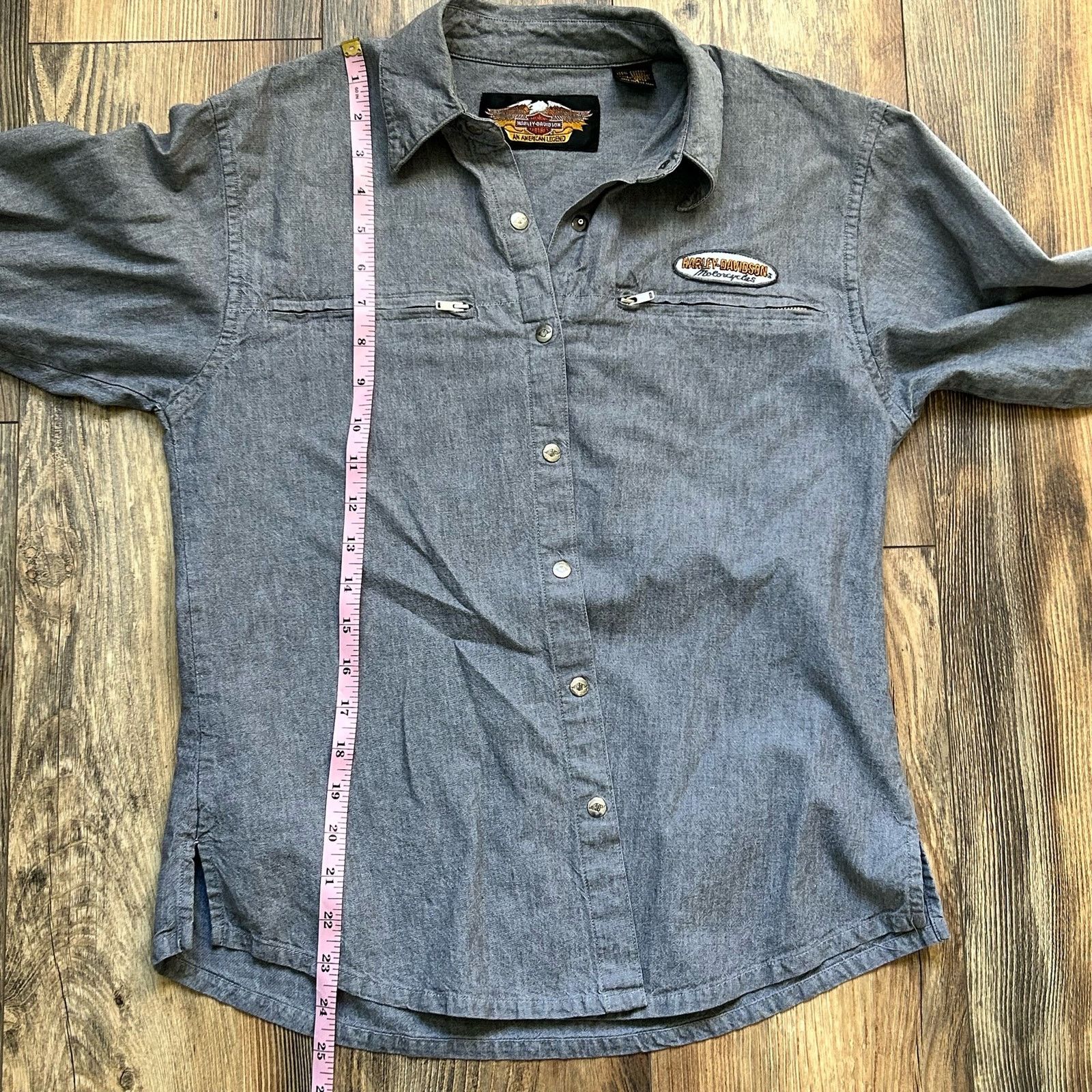 Harley Davidson Harley Davidson Collared Shirt Long Sleeve 100% Cotton Small Size S / US 4 / IT 40 - 3 Thumbnail
