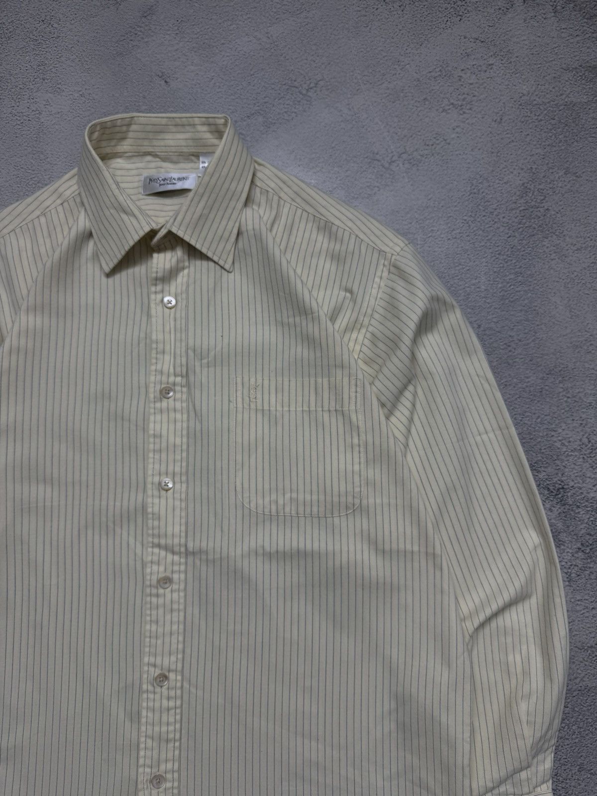 Yves Saint Laurent Vintage Yves Saint Laurent YSL Shirt Luxury Size US L / EU 52-54 / 3 - 5 Thumbnail
