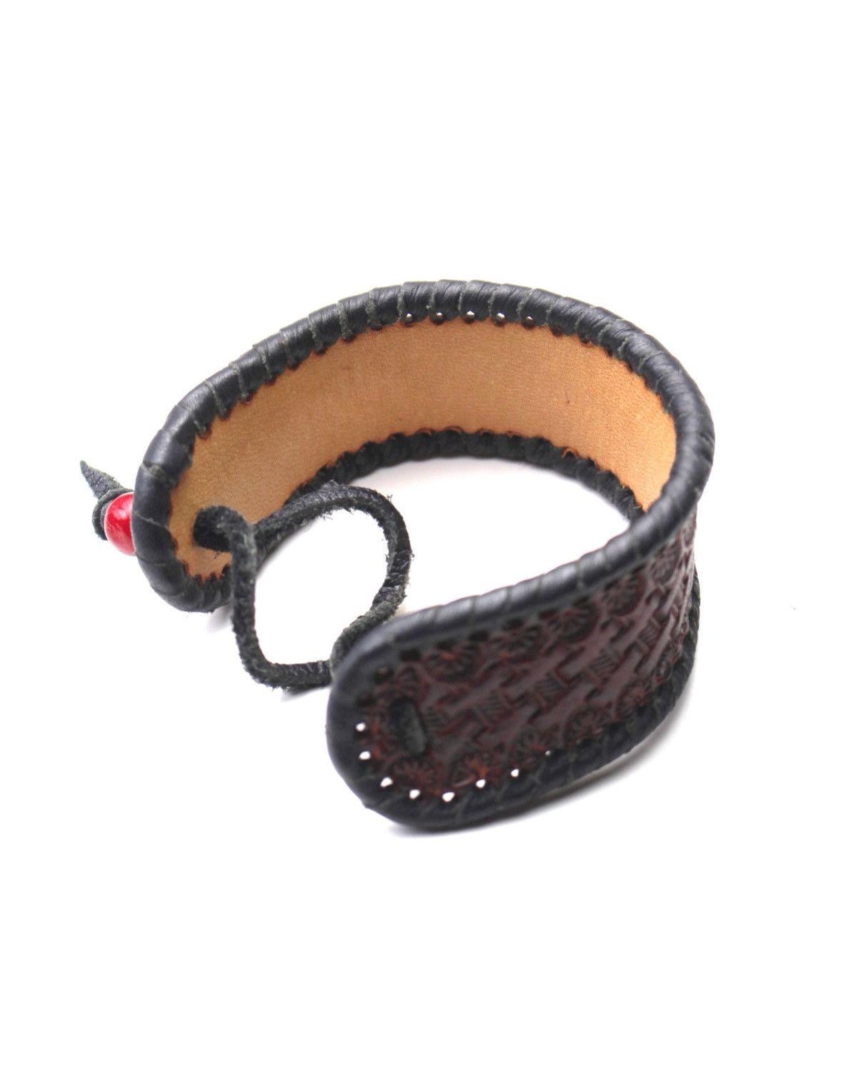 Hysteric Glamour 2000S JAPANESE HANDCRAFTED LEATHER ADJUSTABLE BRACELET Size ONE SIZE - 3 Thumbnail