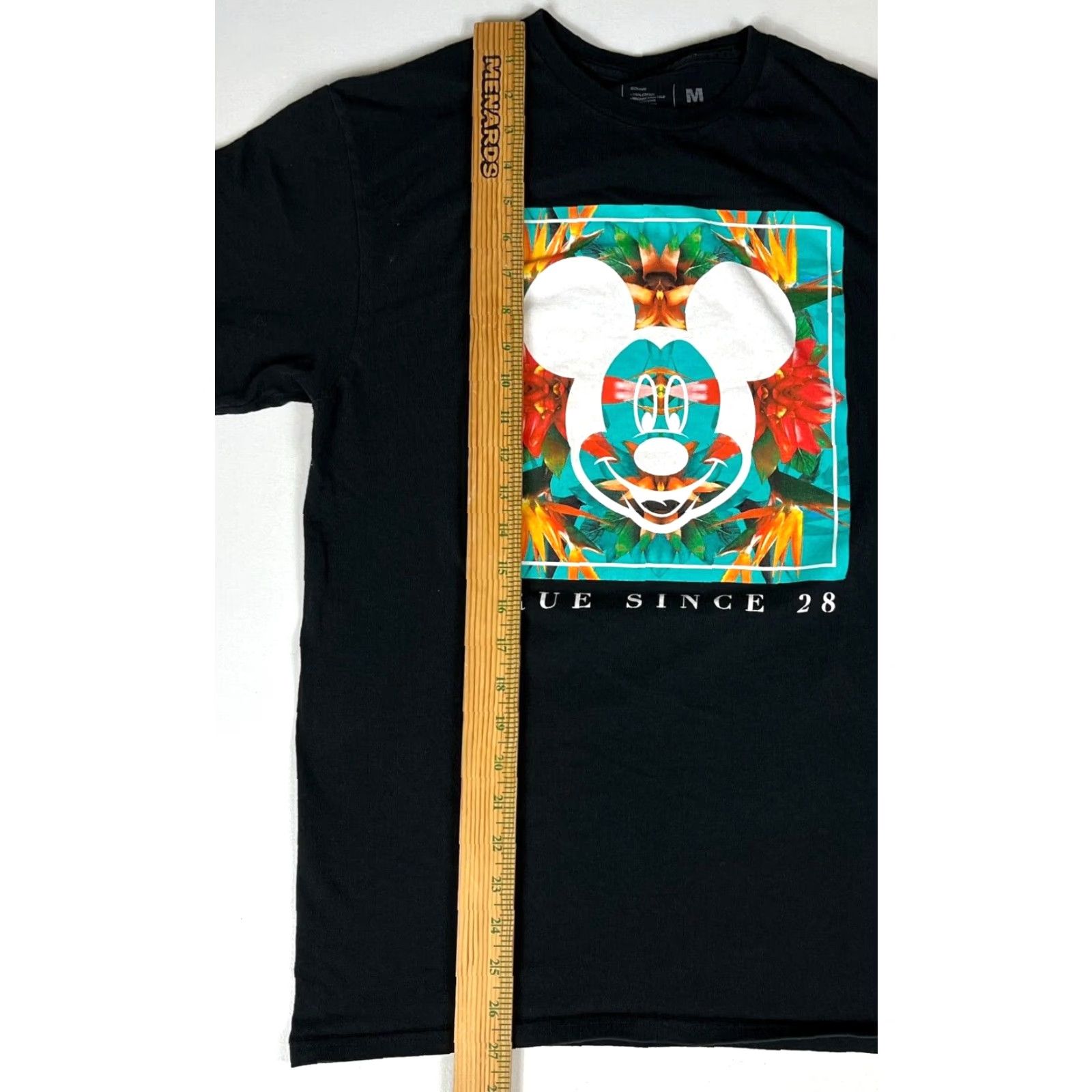 Disney Neff Mickey Mouse Unisex Adult T-Shirt Size M Black Cotton Crew Neck Short Sleeve Graphic Disney Collection by NEFF M​ickey Mouse Size US M / EU 48-50 / 2 - 7 Thumbnail