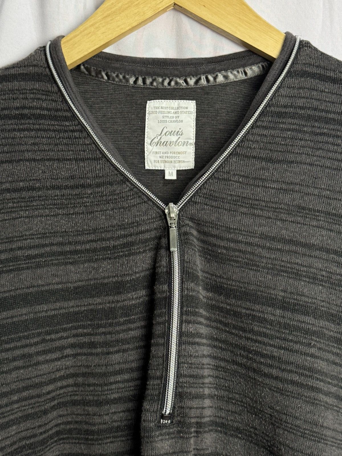 Le Grande Bleu (L.G.B.) Louis Chavlon Zipper Tees Yohji Styled Size US M / EU 48-50 / 2 - 4 Thumbnail