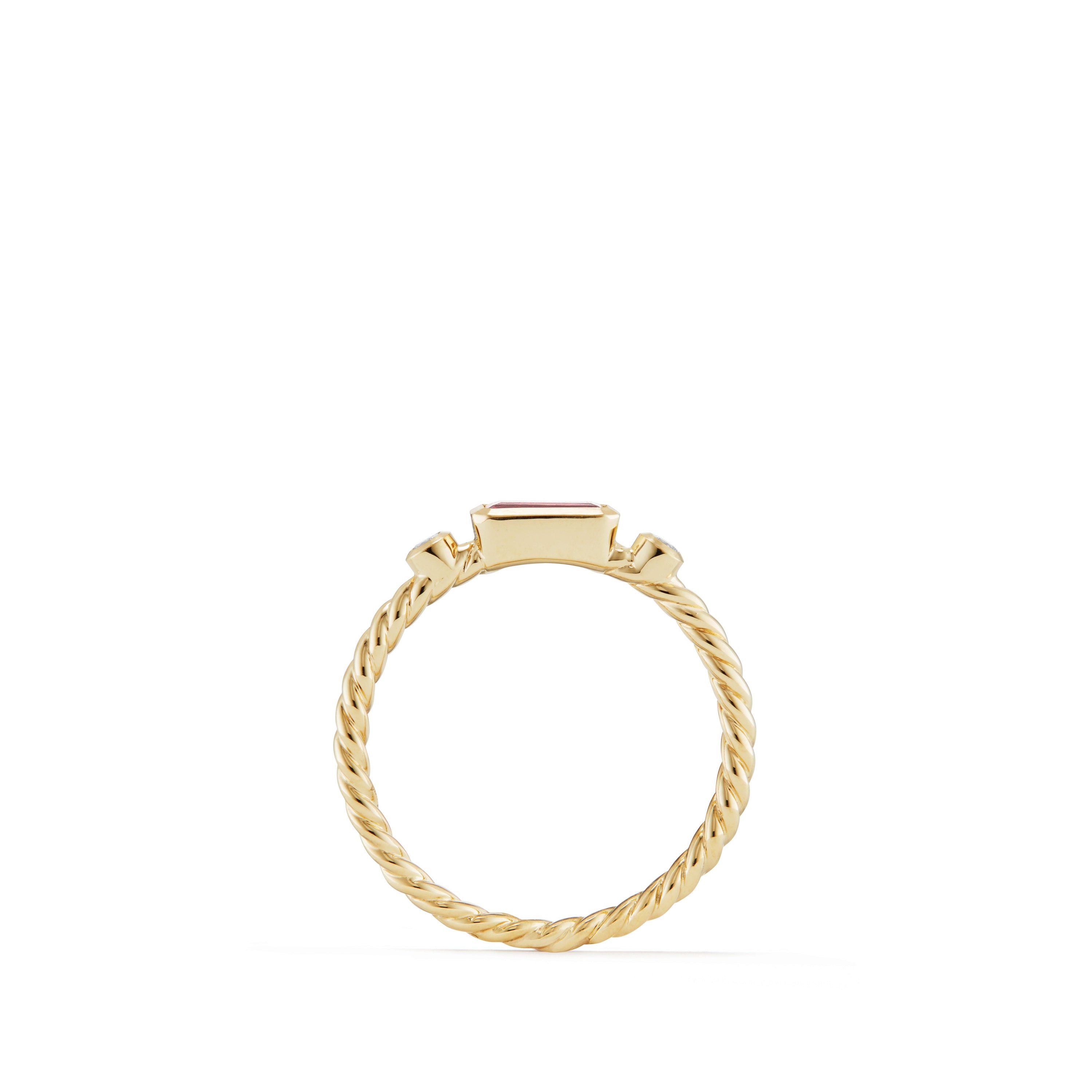 David Yurman o1s1wg111025 R13715D/Size 6/Collectible Stack Ring in Golden Size ONE SIZE - 3 Thumbnail