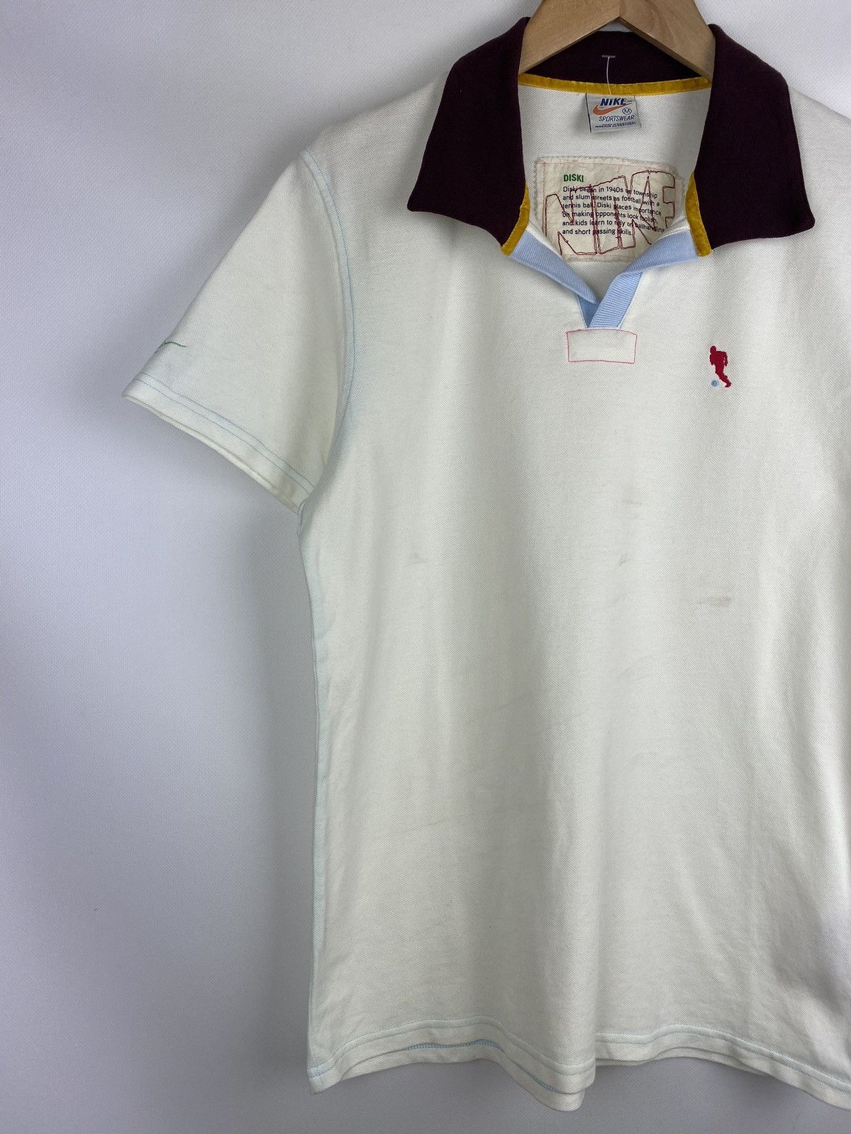Vintage VTG Nike Diski men’s short sleeve polo t shirt size M Size US M / EU 48-50 / 2 - 6 Thumbnail