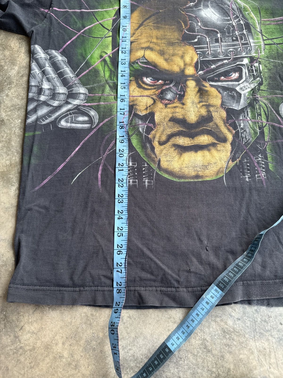 Thunderdome *RARE* GRAIL THUNDERDOME VINTAGE 90s THE GALACTIC CYBERDEATH Size US XL / EU 56 / 4 - 6 Thumbnail