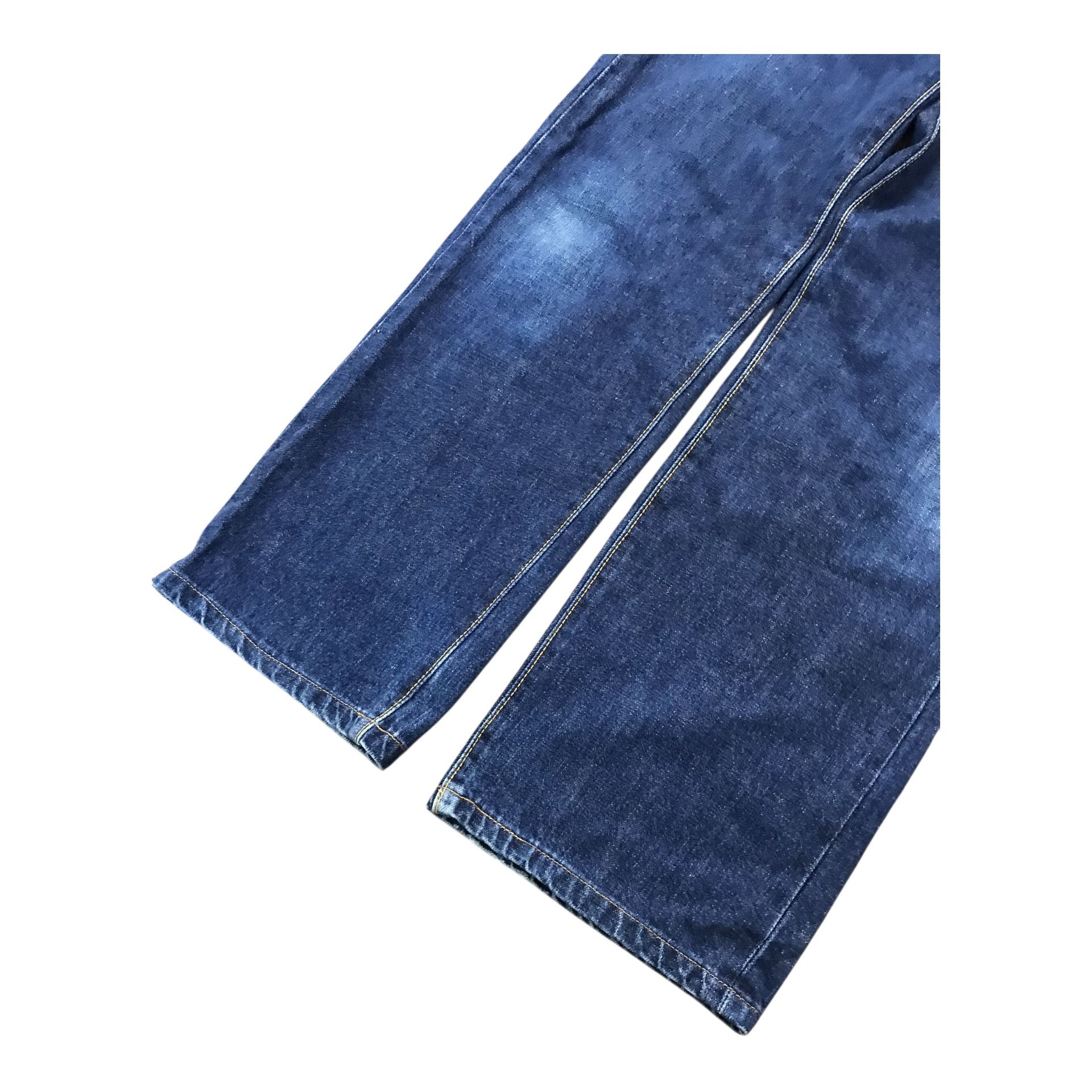Edwin × Japanese Brand × Vintage 505X EDWIN Tag Orange Selvedge Blue Pant Size US 30 / EU 46 - 3 Thumbnail