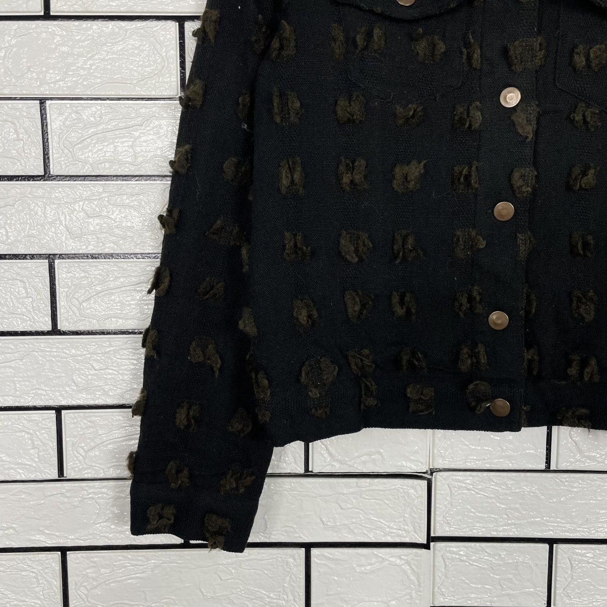 Japanese Brand Arti Balafon Textured Design Women Jacket Size M / US 6-8 / IT 42-44 - 3 Thumbnail