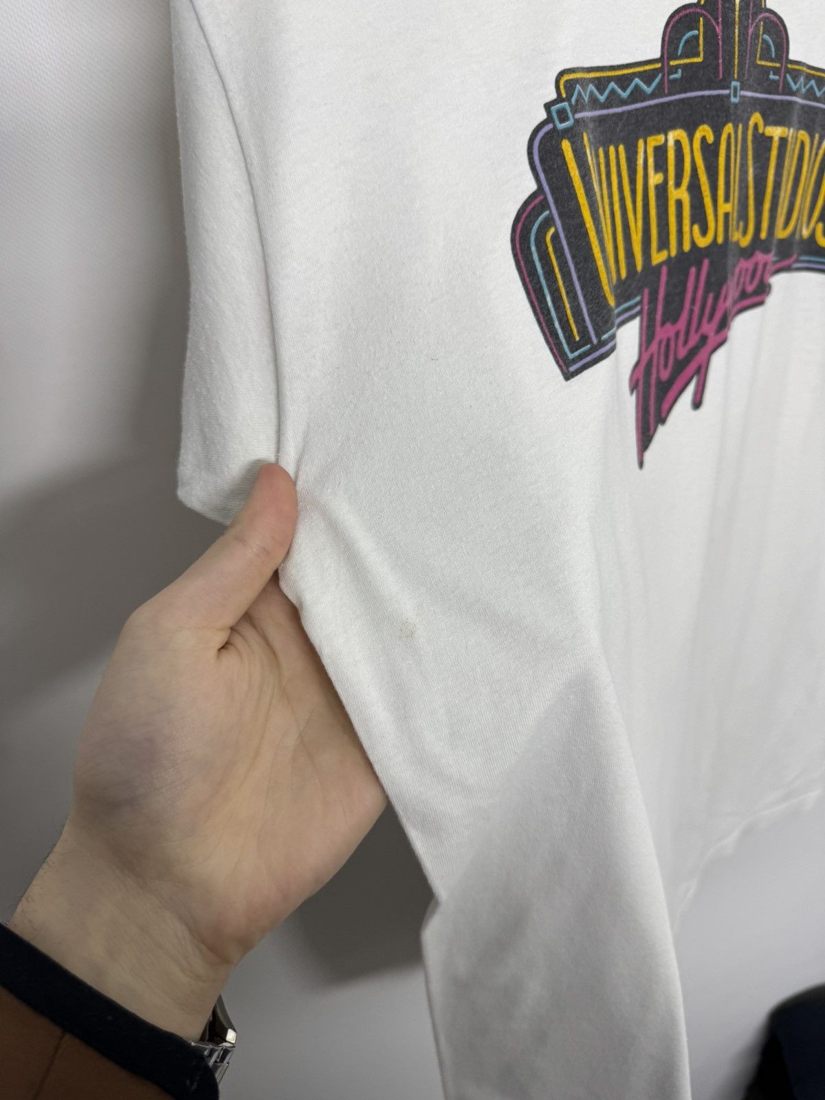 Hanes vintage 90s UNIVERSAL STUDIOS HOLLYWOOD T-Shirt Size US L / EU 52-54 / 3 - 5 Thumbnail