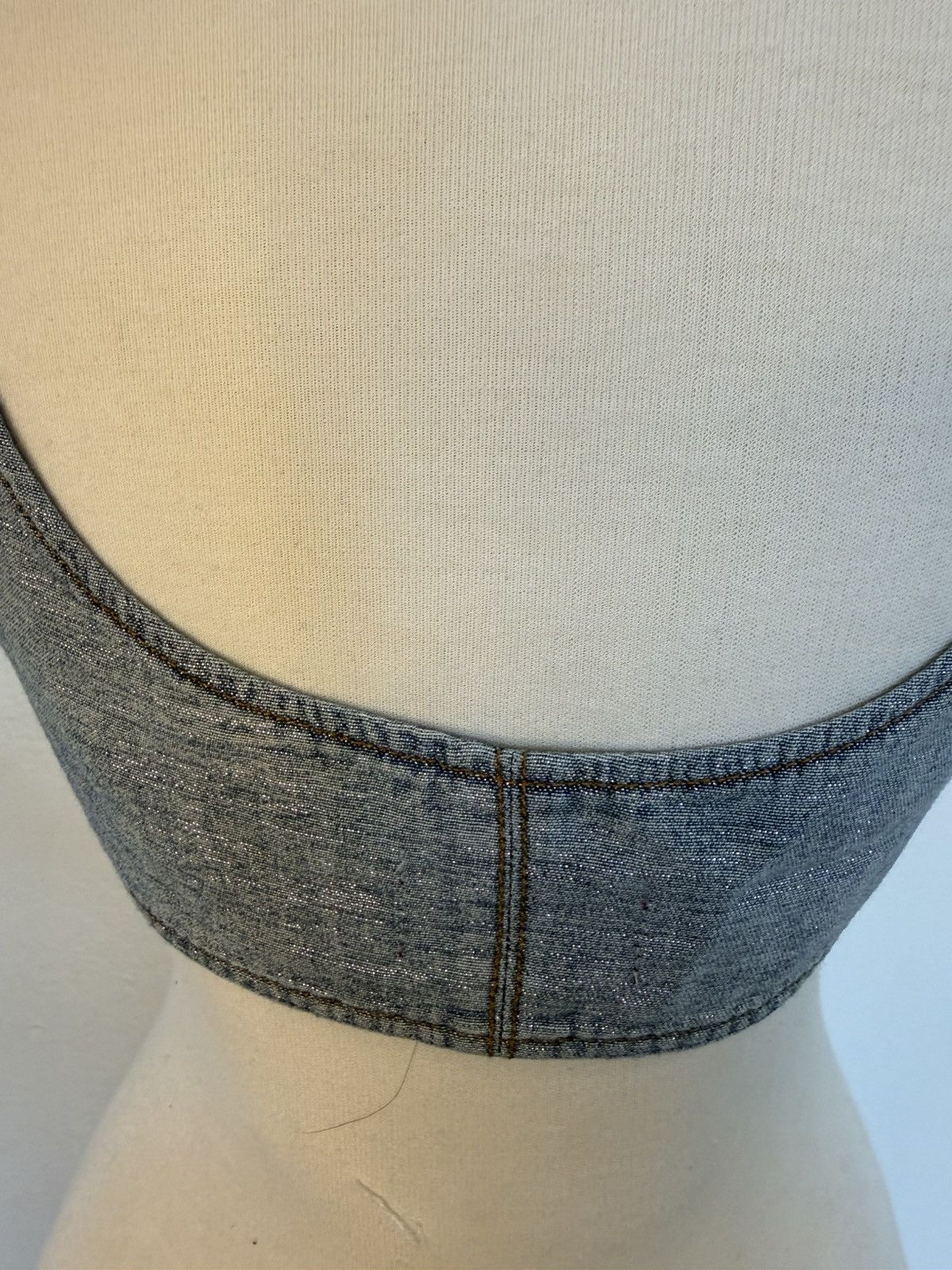 Diesel Diesel De-Gell Denim Bra Top Size XS / US 0-2 / IT 36-38 - 5 Thumbnail